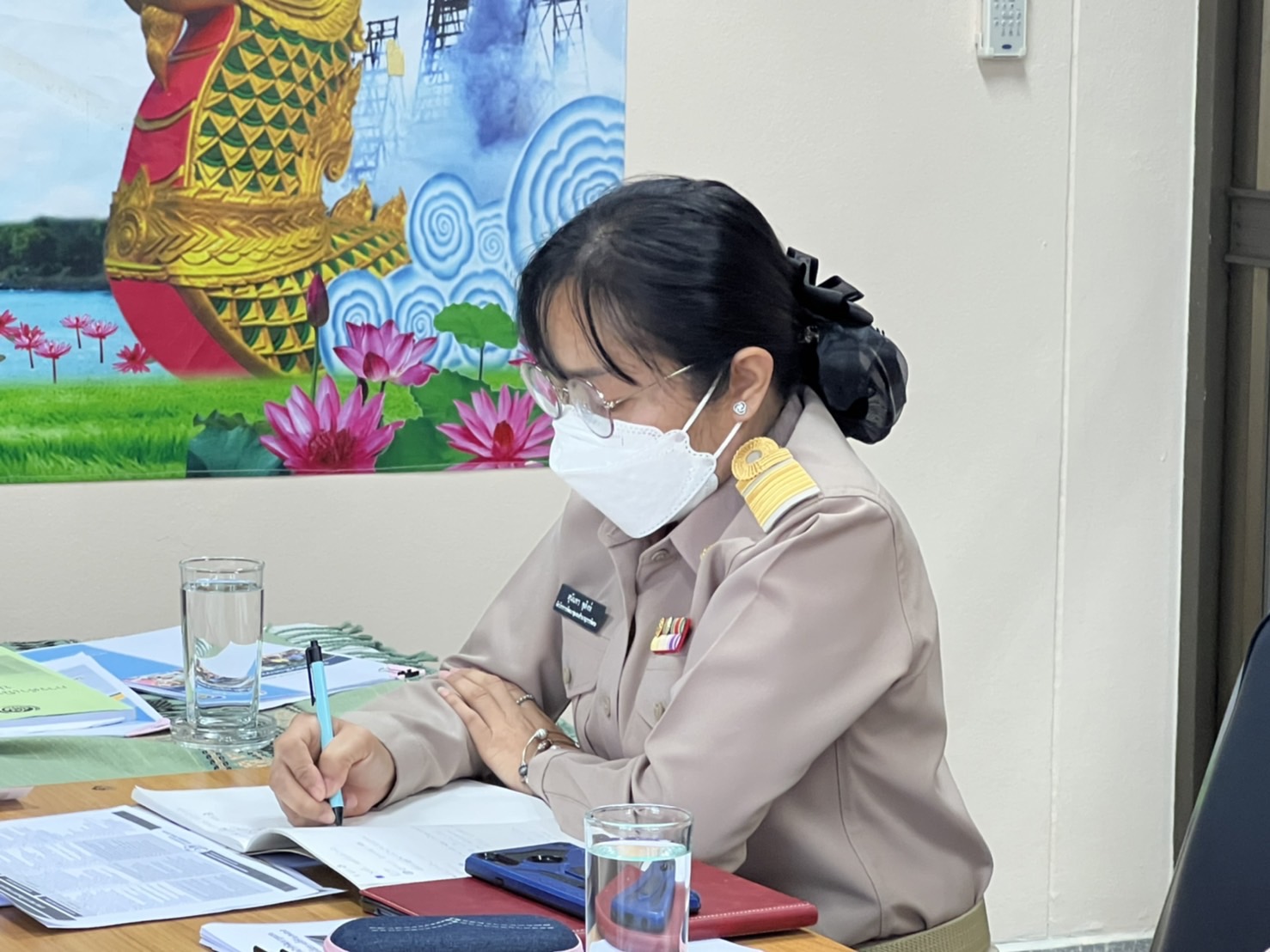 พช.ยโสธร  ประชุมผู้บริหารกลุ่มงานฯ ทั้ง 4 กลุ่ม สำนักงานพัฒนาชุมชนจังหวัดยโสธร