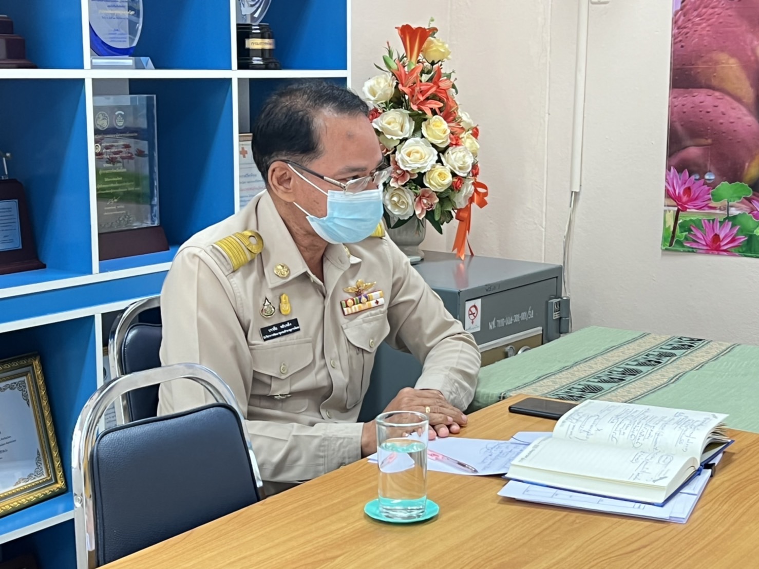 พช.ยโสธร  ประชุมผู้บริหารกลุ่มงานฯ ทั้ง 4 กลุ่ม สำนักงานพัฒนาชุมชนจังหวัดยโสธร