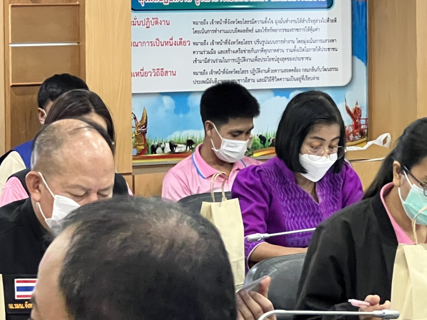 พช.ยโสธร ร่วมประชุมคณะทำงานบูรณาการขับเคลื่อนยุทธศาสตร์ด้านพลังงานเชิงพื้นที่ จังหวัดยโสธร  ครั้งที่ 1 /2565