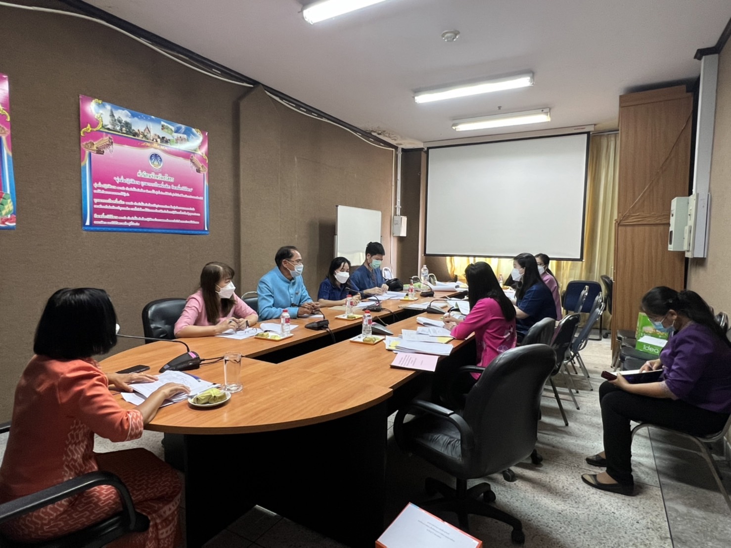 พช.ยโสธร  รับการตรวจสอบครุภัณฑ์โครงการพัฒนาพื้นที่ต้นแบบฯ และโครงการส่งเสริมผลิตภัณฑ์ภูมิปัญญาผ้าไทย