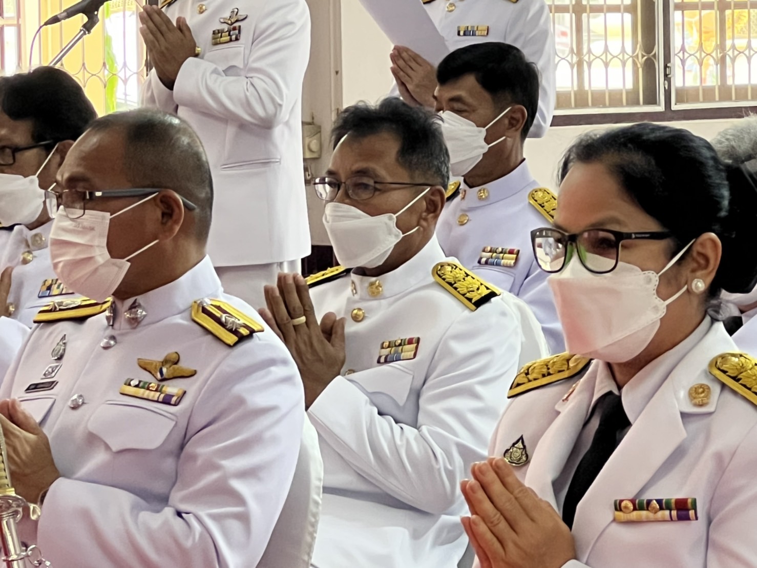 พช.ยโสธร  ร่วมพิธีเจริญพระพุทธมนต์ถวายพระราชกุศล สมเด็จพระเจ้าลูกยาเธอ เจ้าฟ้าทีปังกรรัศมีโชติ มหาวชิโรตตมางกูร สิริวิบูลยราชกุมาร เนื่องในโอกาสวันคล้ายวันประสูติ 29 เมษายน 2565