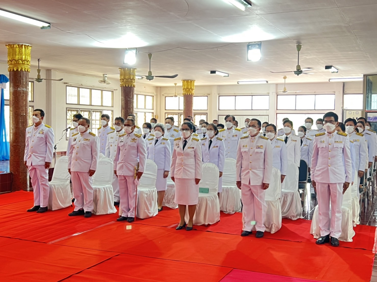พช.ยโสธร  ร่วมพิธีเจริญพระพุทธมนต์ถวายพระราชกุศล สมเด็จพระเจ้าลูกยาเธอ เจ้าฟ้าทีปังกรรัศมีโชติ มหาวชิโรตตมางกูร สิริวิบูลยราชกุมาร เนื่องในโอกาสวันคล้ายวันประสูติ 29 เมษายน 2565