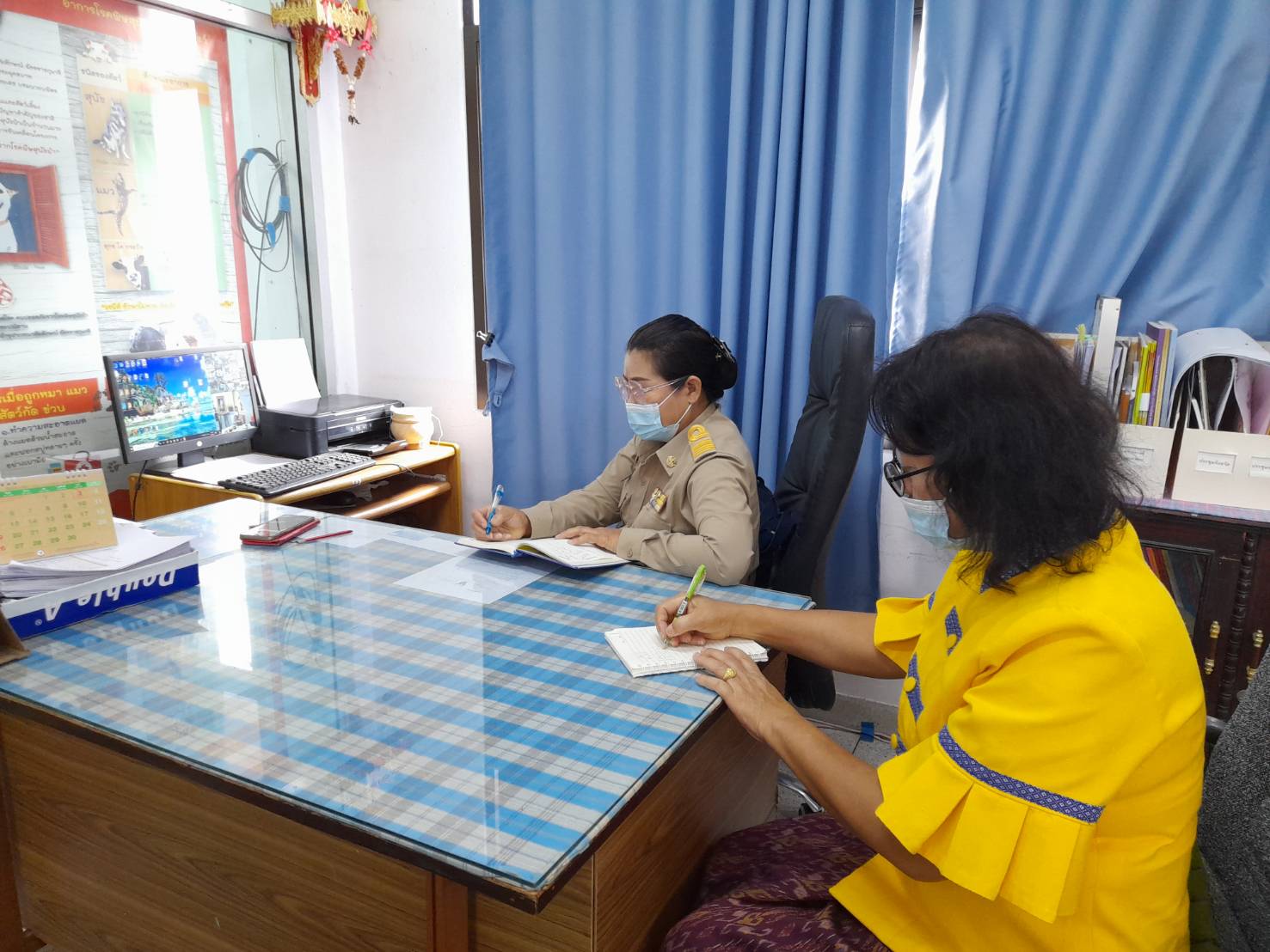 พช.ยโสธร ประชุมกรมการพัฒนาชุมชน ครั้งที่ 5/2565 ผ่านระบบวีดีทัศน์ทางไกล