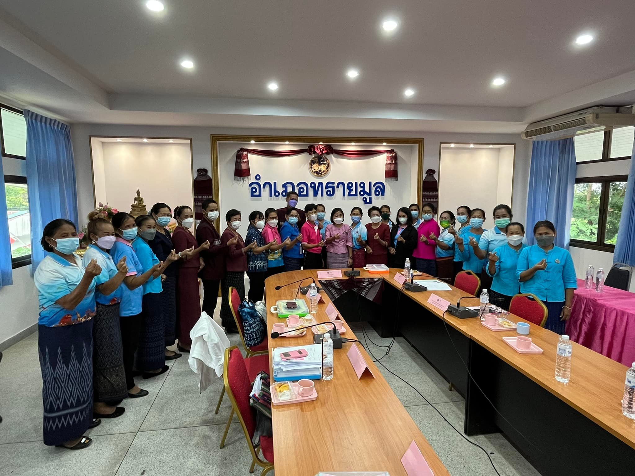 พช.ยโสธร คัดเลือกกองทุนพัฒนาบทบาทสตรีดีเด่น ระดับจังหวัด ประจำปี 2565 ณ อำเภอทรายมูล