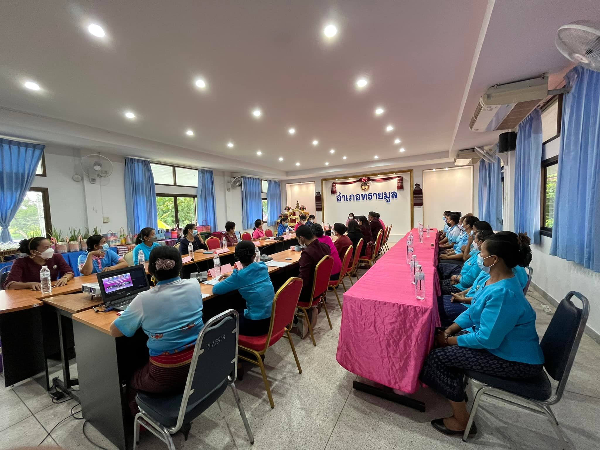 พช.ยโสธร คัดเลือกกองทุนพัฒนาบทบาทสตรีดีเด่น ระดับจังหวัด ประจำปี 2565 ณ อำเภอทรายมูล