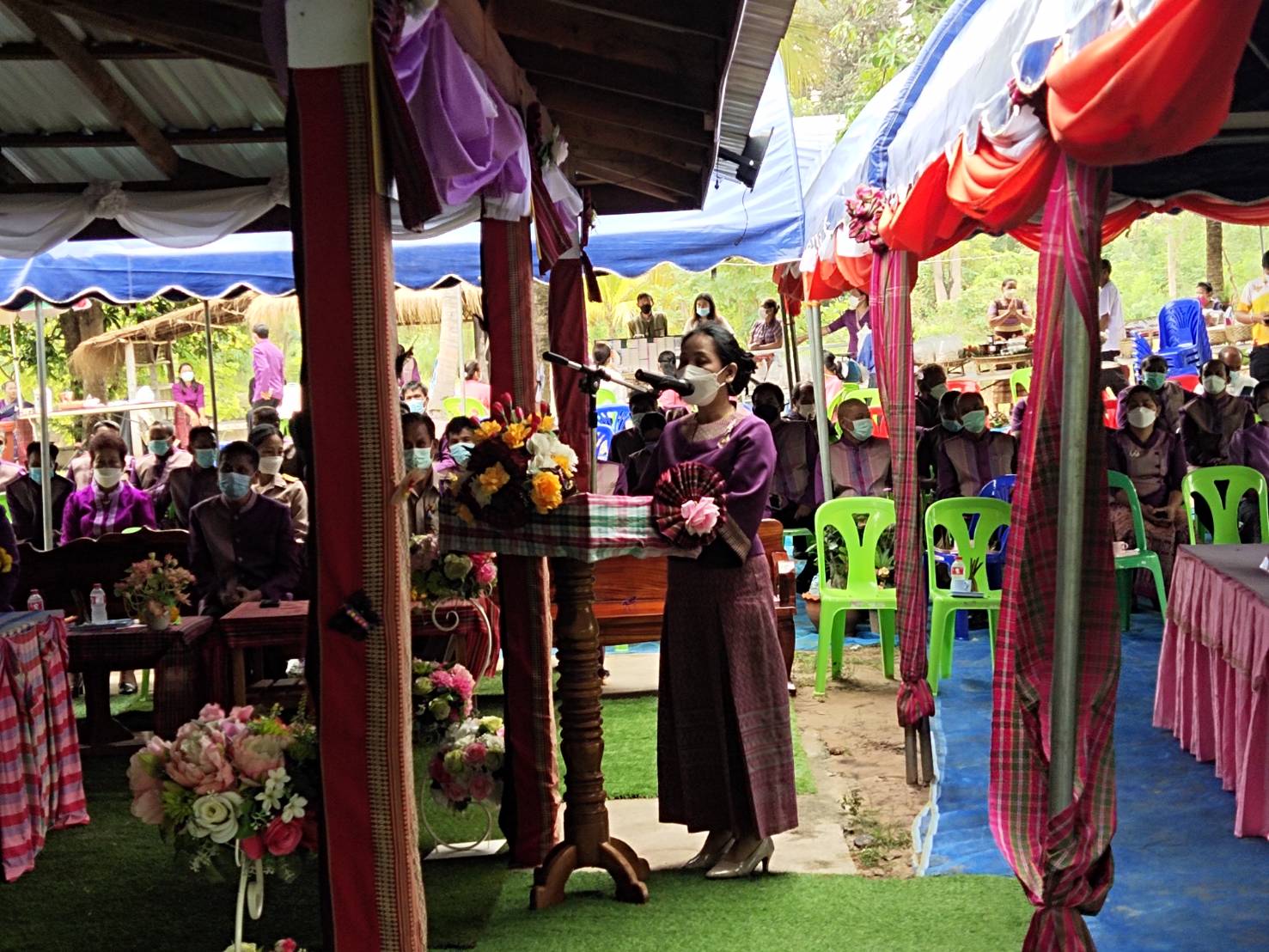 พช.ยโสธร คัดเลือกกองทุนพัฒนาบทบาทสตรีดีเด่น ระดับจังหวัด ประจำปี 2565 ณ อำเภอป่าติ้ว