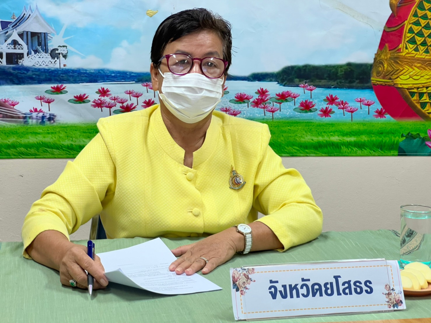 พช.ยโสธร ร่วมประชุม คณะกรรมการพัฒนาสตรีภาค (กพสภ.) ผ่านระบบ Cisco Webex Meeting