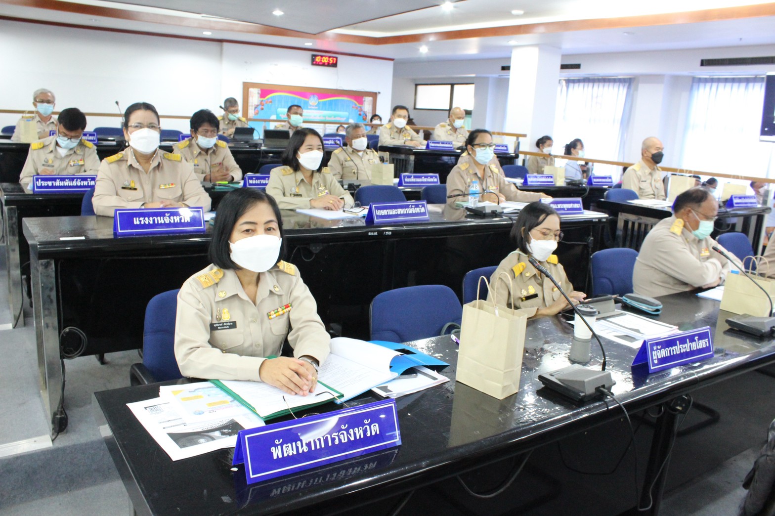 พช.ยโสธร  ร่วมประชุมคณะกรมการจังหวัดยโสธร ประจำเดือน พฤษภาคม ครั้งที่ 5/2565