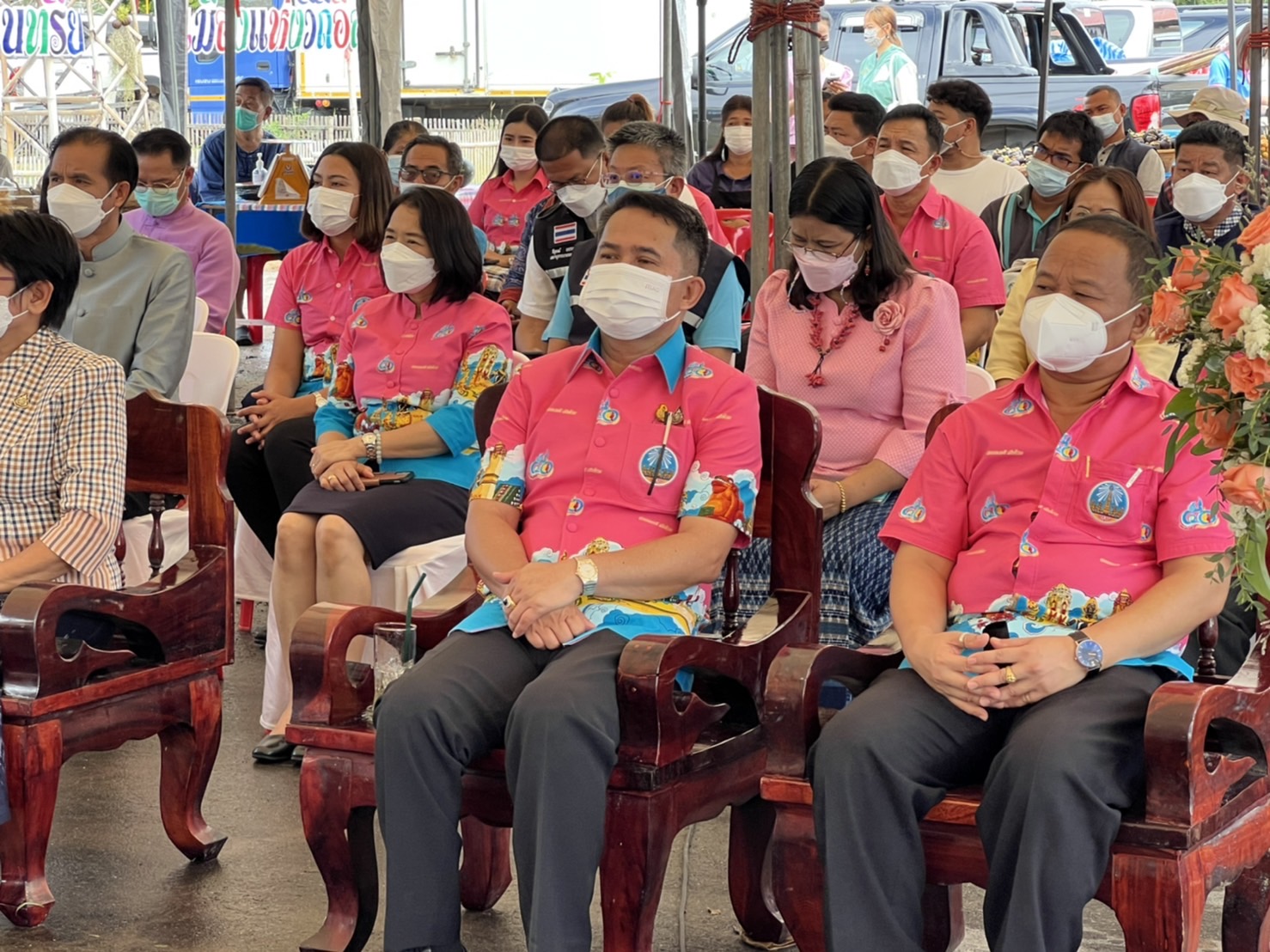 พช.ยโสธร ร่วมพิธีเปิดกิจกรรมส่งเสริมการบริโภคสินค้าเกษตร/ผลไม้ในจังหวัด ครั้งที่ 1 ภายใต้ชื่องาน “ Fruits Farm  Showcase สะออน 50 ปี ศรียโสธร ”