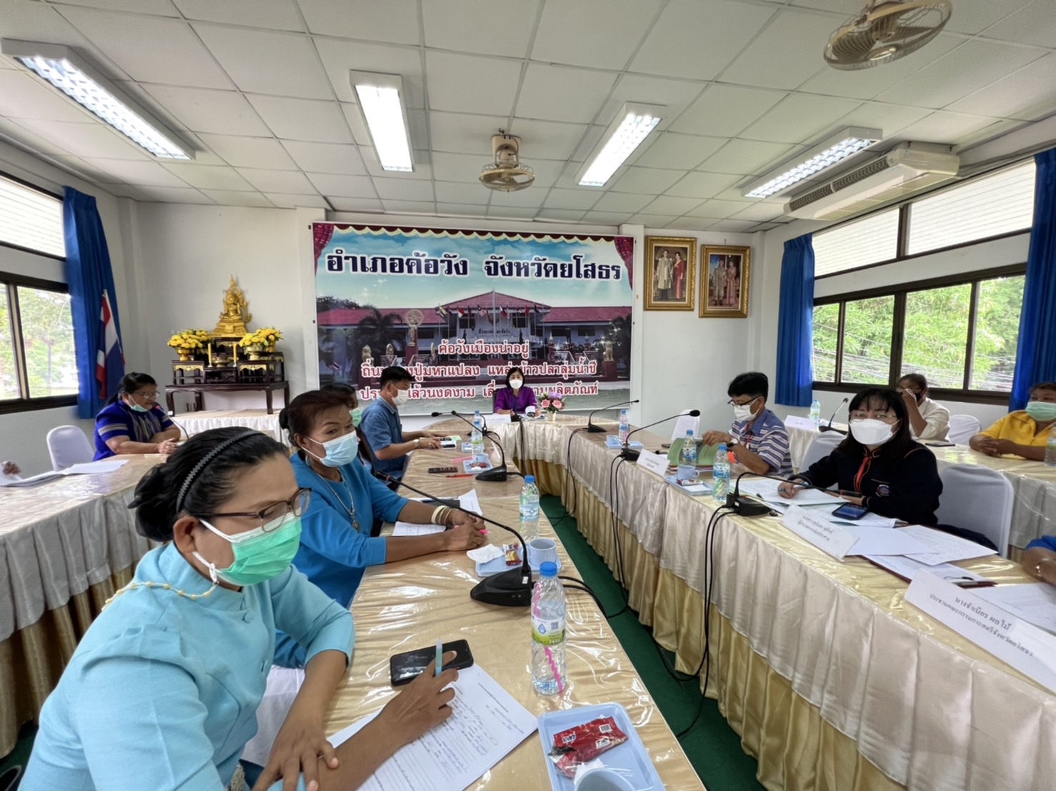 พช.ยโสธร คัดเลือกกองทุนพัฒนาบทบาทสตรีดีเด่น ระดับจังหวัด ประจำปี 2565 ณ ห้องประชุม ที่ว่าการอำเภอค้อวัง