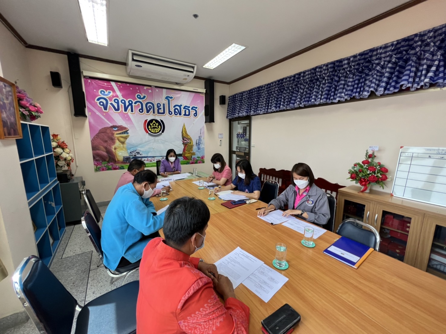 พช.ยโสธร  ประชุมคณะกรรมการบริหารบุคคลสำนักงานพัฒนาชุมชนจังหวัดยโสธร ครั้งที่  4/2565
