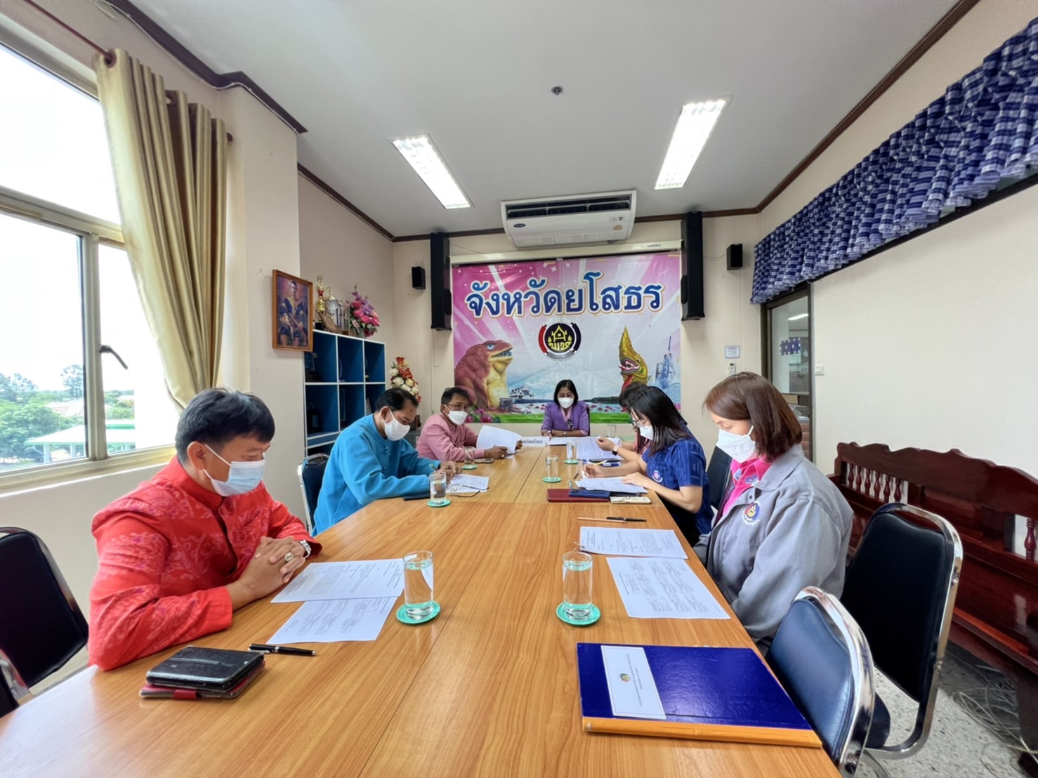 พช.ยโสธร  ประชุมคณะกรรมการบริหารบุคคลสำนักงานพัฒนาชุมชนจังหวัดยโสธร ครั้งที่  4/2565