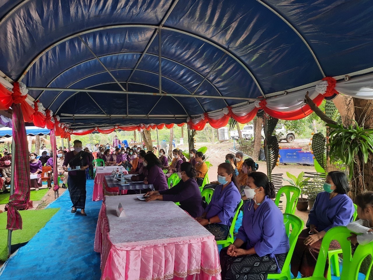 พช.ยโสธร คัดเลือกกองทุนพัฒนาบทบาทสตรีดีเด่น ระดับจังหวัด ประจำปี 2565 ณ อำเภอป่าติ้ว