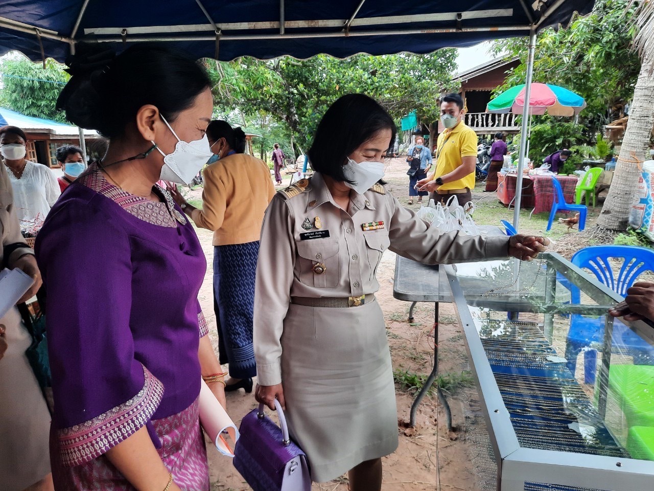 พช.ยโสธร คัดเลือกกองทุนพัฒนาบทบาทสตรีดีเด่น ระดับจังหวัด ประจำปี 2565 ณ อำเภอป่าติ้ว