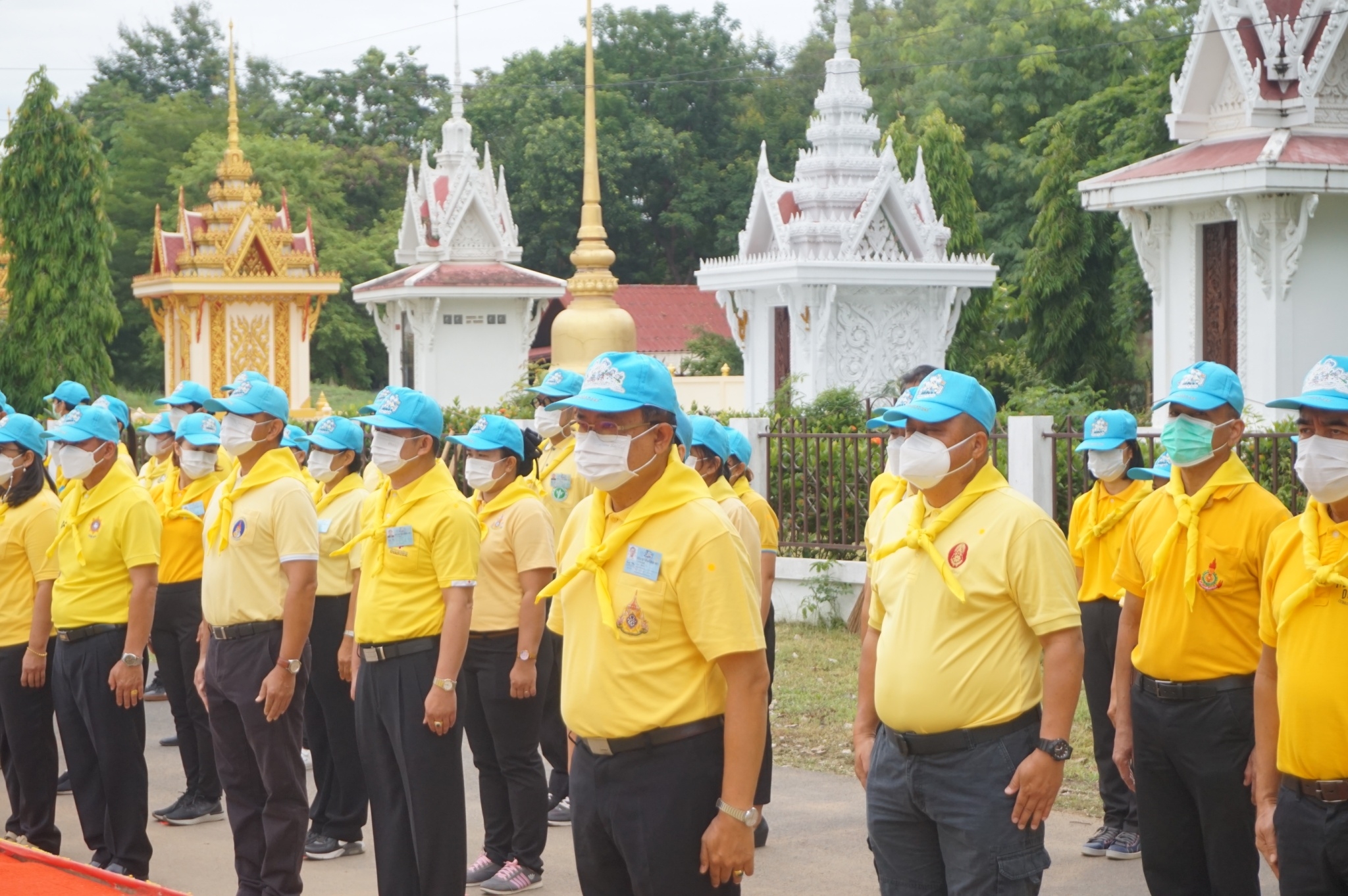 พช.ยโสธส ร่วมจิตอาสาพระราชทานจังหวัดยโสธร ทำความดี จิตอาสาพัฒนาปรับปรุงภูมิทัศน์ เนื่องในวันฉัตรมงคล