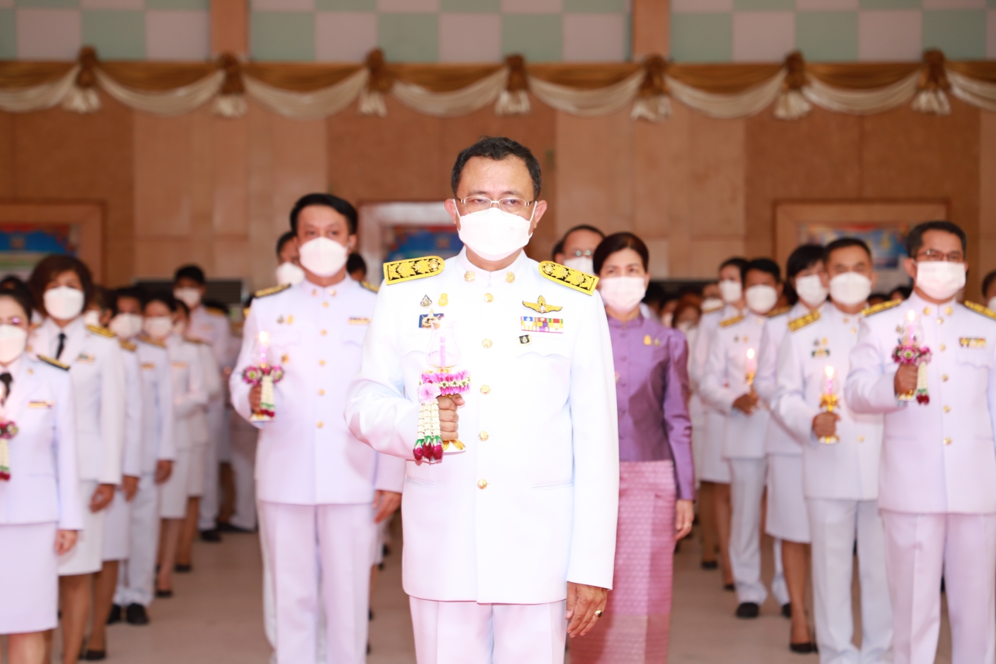 พช.ยโสธร ร่วมพิธีถวายเครื่องราชสักการะ วางพานพุ่ม และพิธีถวายพระพรชัยมงคล เนื่องในโอกาสวันเฉลิมพระชนมพรรษา สมเด็จพระนางเจ้าฯ พระบรมราชินี 3 มิถุนายน 2565