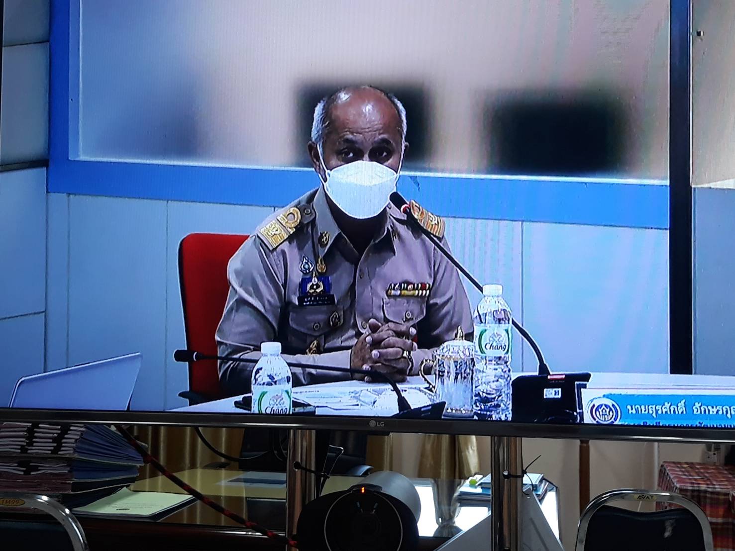 พช.ยโสธร  ร่วมประชุมรับนโยบายการพัฒนากองทุนชุมชน ปีงบประมาณ พ.ศ. 2565    