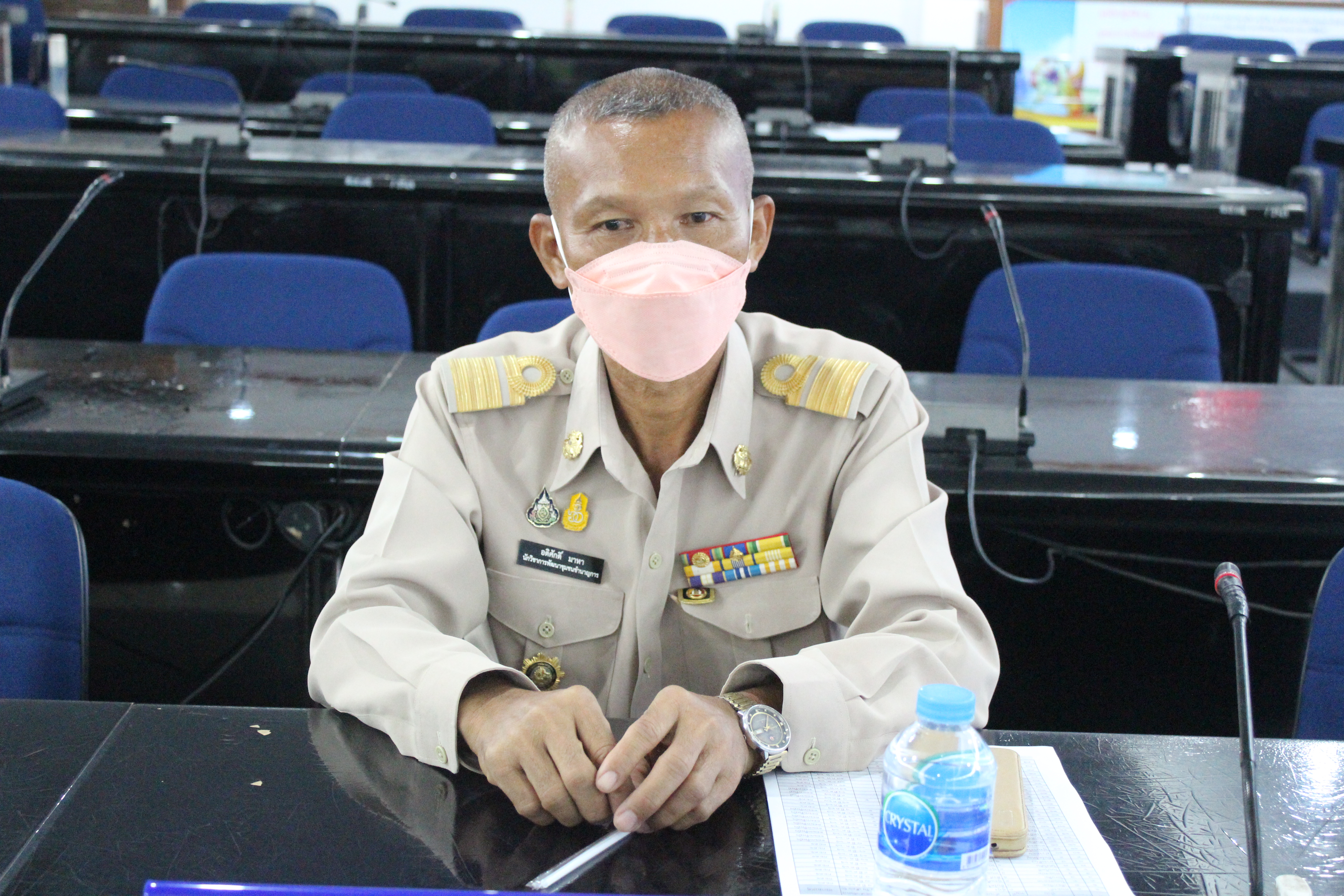 พช.ยโสธร  ร่วมประชุมคณะทำงานโต๊ะข่าวเพื่อเฝ้าระวังปัญหายาเสพติดระดับพื้นที่ จังหวัดยโสธร