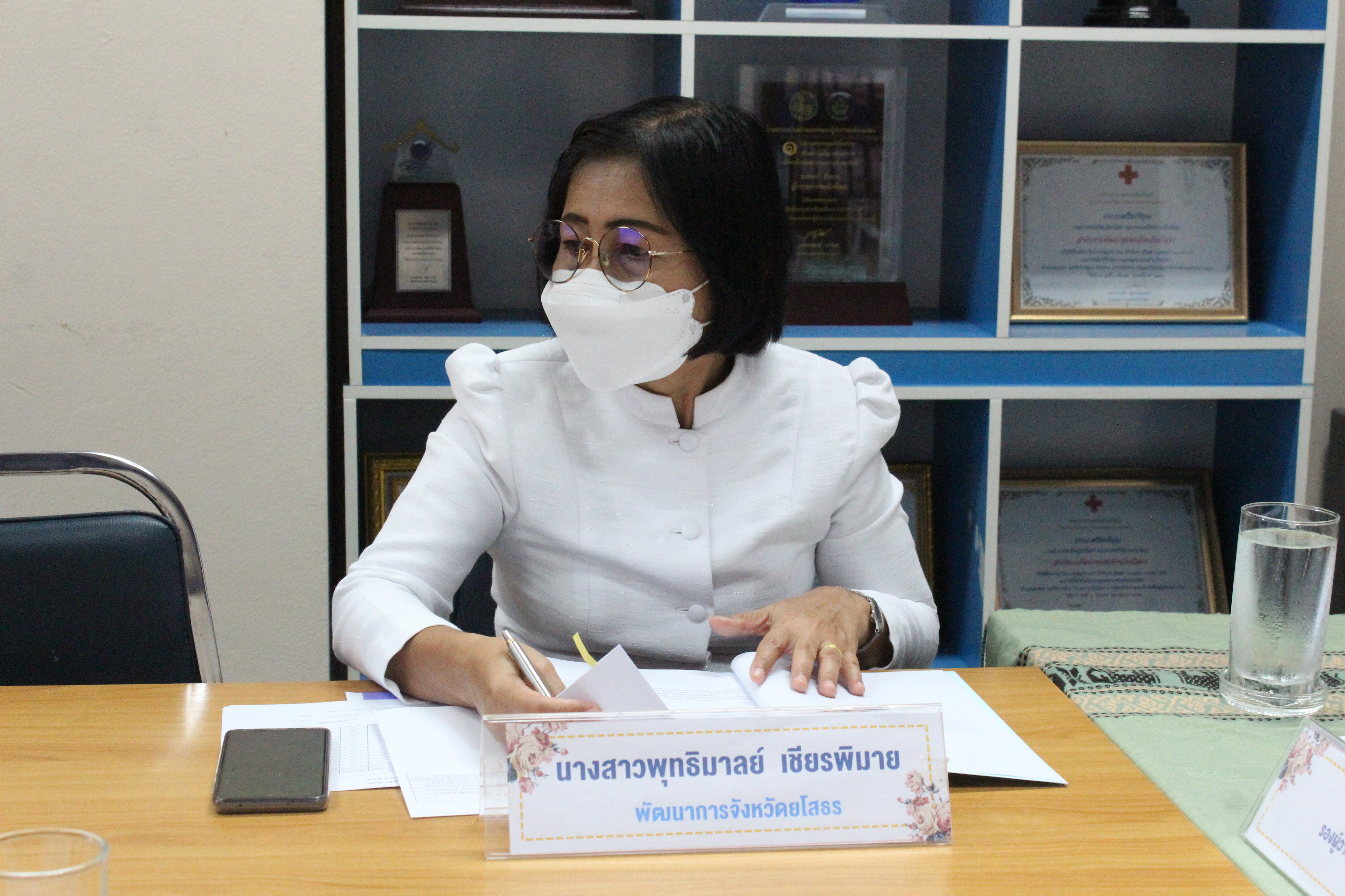 พช.ยโสธร ประชุมสรุปการคัดสรรกิจกรรมพัฒนาชุมชนดีเด่น ระดับจังหวัดยโสธร ประจำปี 2565 ครั้งที่ 2/2565