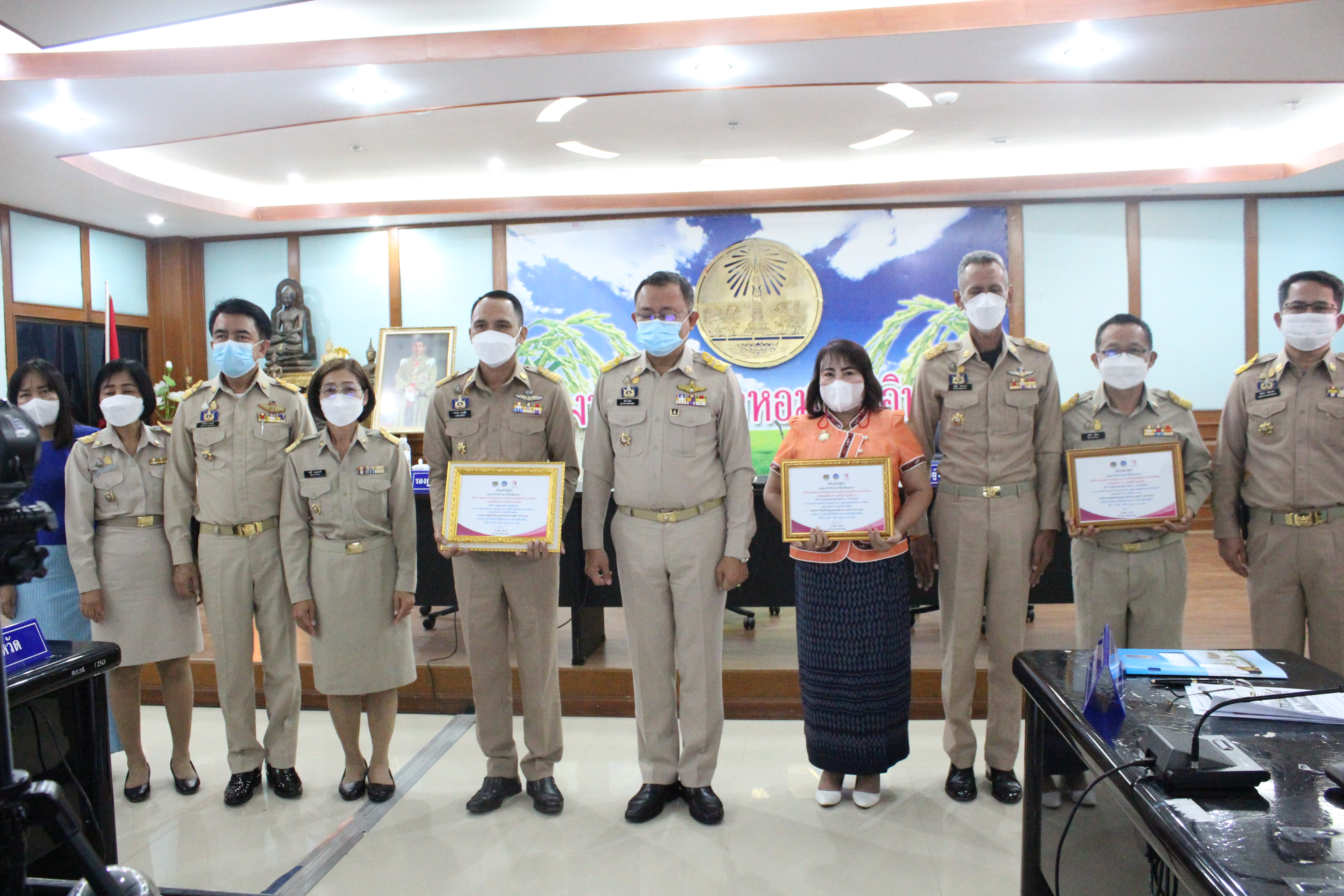พช.ยโสธร ร่วมประชุมคณะกรมการจังหวัดยโสธร ประจำเดือน มิถุนายน ครั้งที่ 6/2565