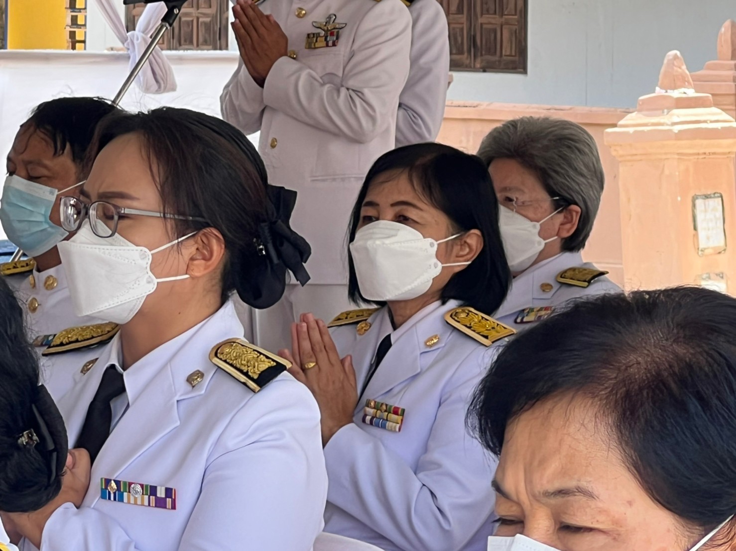 พช.ยโสธร  ร่วมพิธีเจริญพระพุทธมนต์สมโภชพระพุทธบุษยรัตน์และพระธาตุพระอานนท์ เฉลิมพระเกียรติและถวายพระกุศลแด่สมเด็จพระนางเจ้าฯ พระบรมราชินี เนื่องในโอกาสวันเฉลิมพระชนมพรรษา 3 มิถุนายน 2565