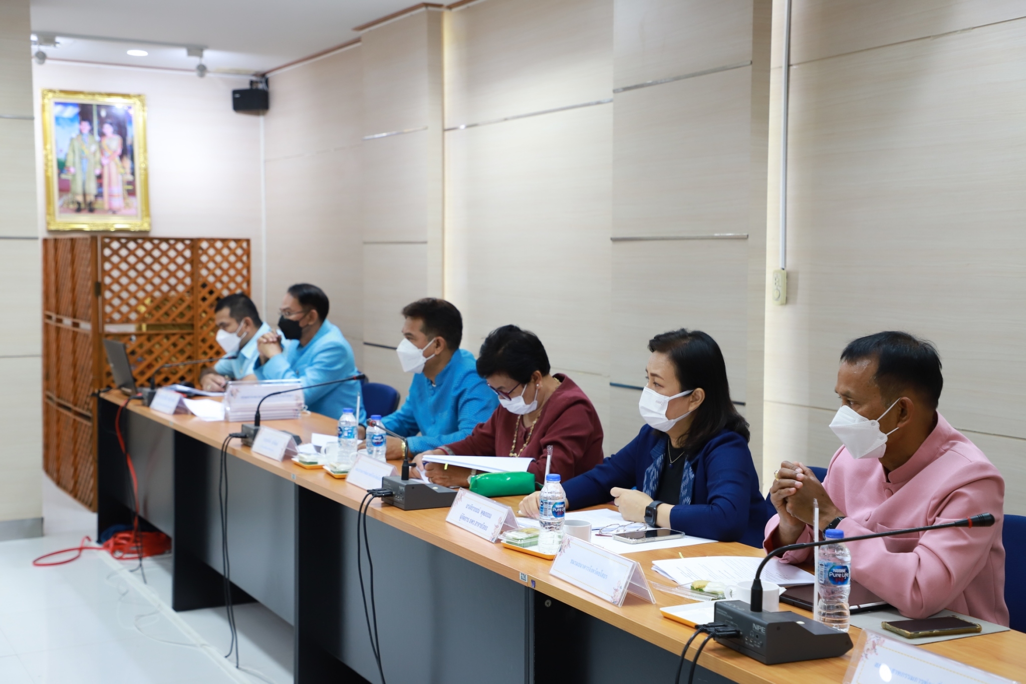 พช.ยโสธร ประชุมคณะทำงานการพัฒนาเศรษฐกิจฐานรากและประชารัฐ (E3) จังหวัดยโสธร  ครั้งที่ 1 /2565