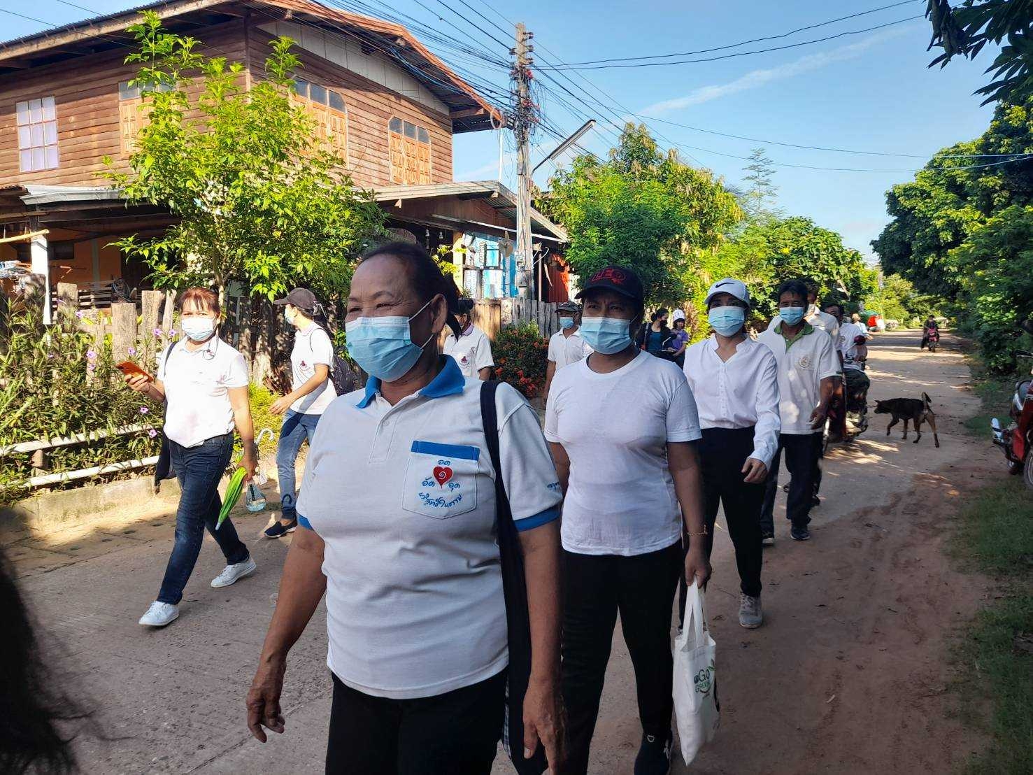 พช.เลิงนกทา ร่วมกับ เครือข่ายกองทุนแม่ของแผ่นดินอำเภอเลิงนกทา จังหวัดยโสธร…ร่วมพลังเดินรณรงค์ต้านภัยยาเสพติด ในวันต่อต้านยาเสพติดโลก (26 มิถุนายน) ประจำปี 2565