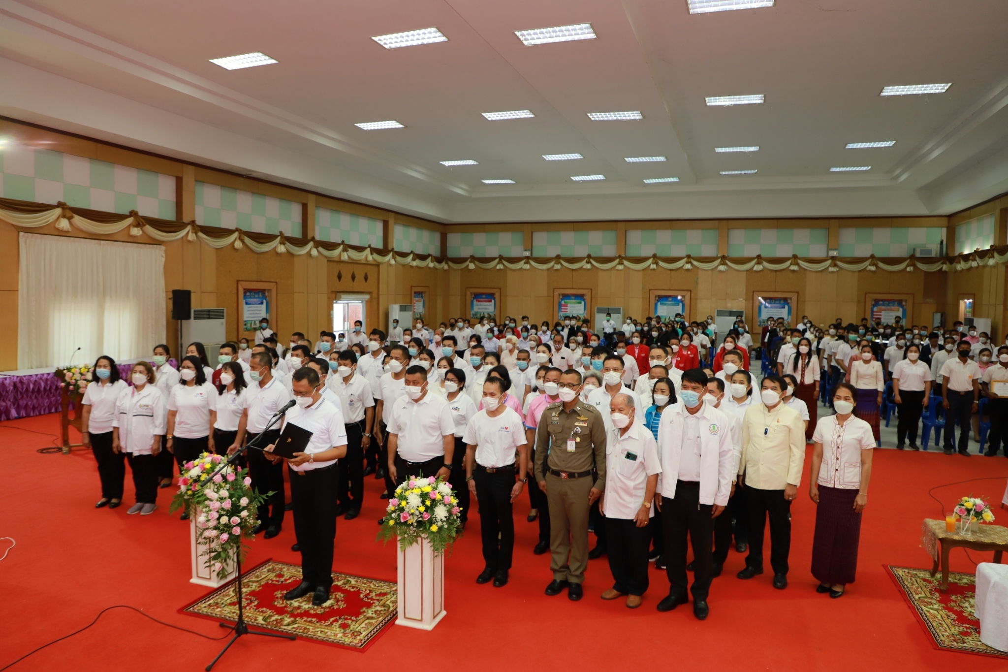 จังหวัดยโสธร…จัดกิจกรรมรณรงค์ประชาสัมพันธ์เนื่องในวันต่อต้านยาเสพติดโลก (26 มิถุนายน) ประจำปี 2565 พร้อมเดินหน้าขับเคลื่อนแผนปฏิบัติการ 50 ตำบลมั่งคง พื้นที่ปลอดภัยยาเสพติดจังหวัดยโสธร