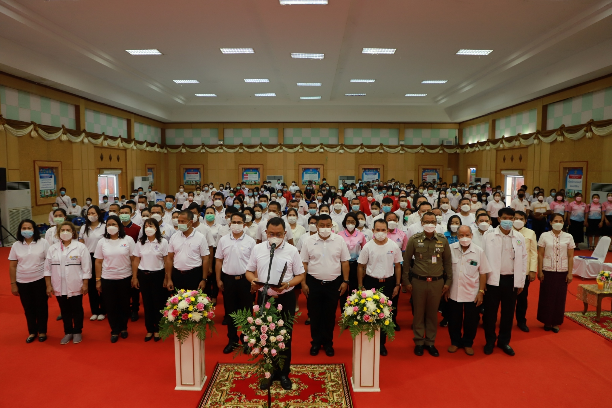 จังหวัดยโสธร…จัดกิจกรรมรณรงค์ประชาสัมพันธ์เนื่องในวันต่อต้านยาเสพติดโลก (26 มิถุนายน) ประจำปี 2565 พร้อมเดินหน้าขับเคลื่อนแผนปฏิบัติการ 50 ตำบลมั่งคง พื้นที่ปลอดภัยยาเสพติดจังหวัดยโสธร