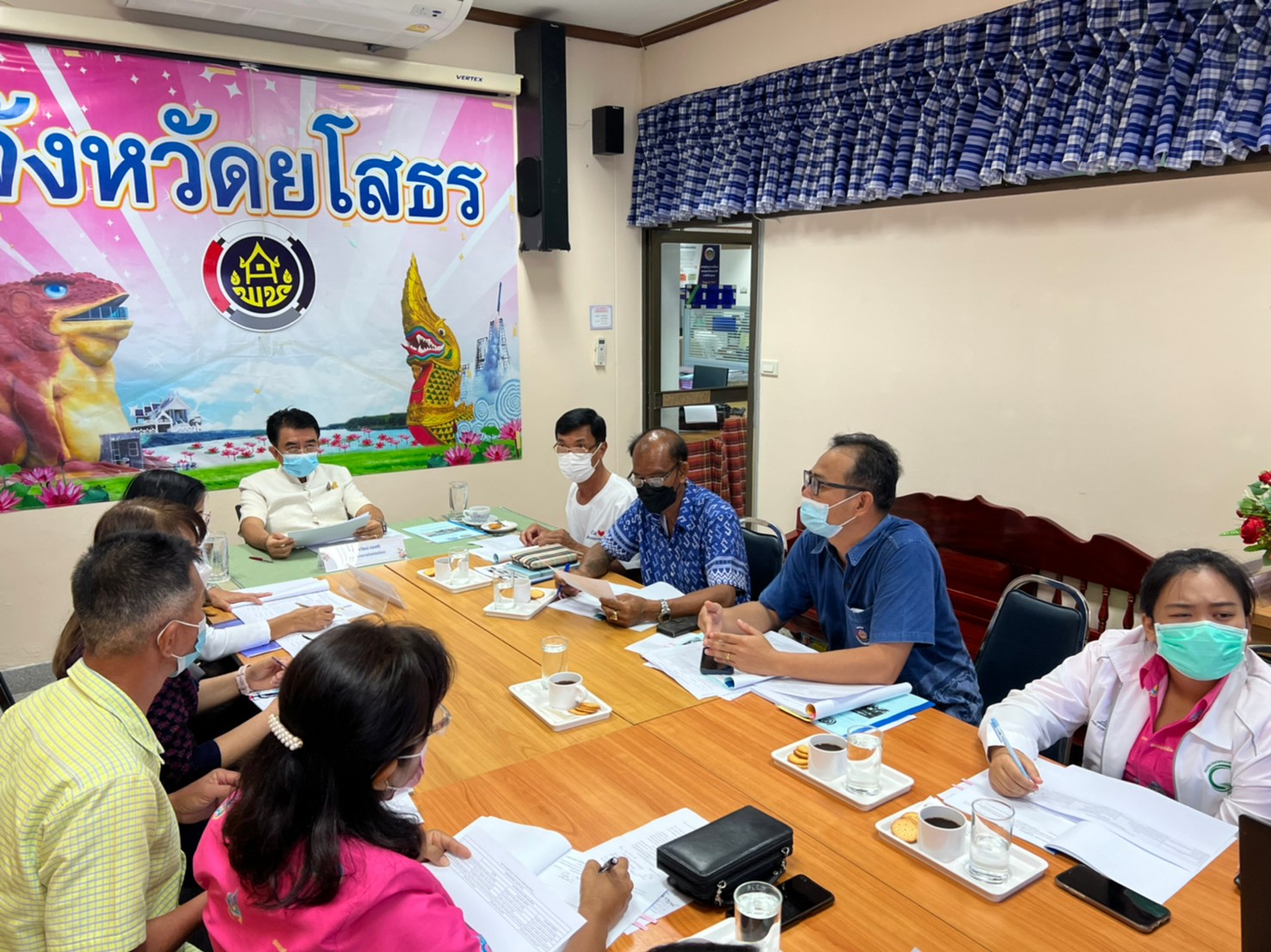 พช.ยโสธร ประชุมสรุปการคัดสรรกิจกรรมพัฒนาชุมชนดีเด่น ระดับจังหวัดยโสธร ประจำปี 2565 ครั้งที่ 2/2565