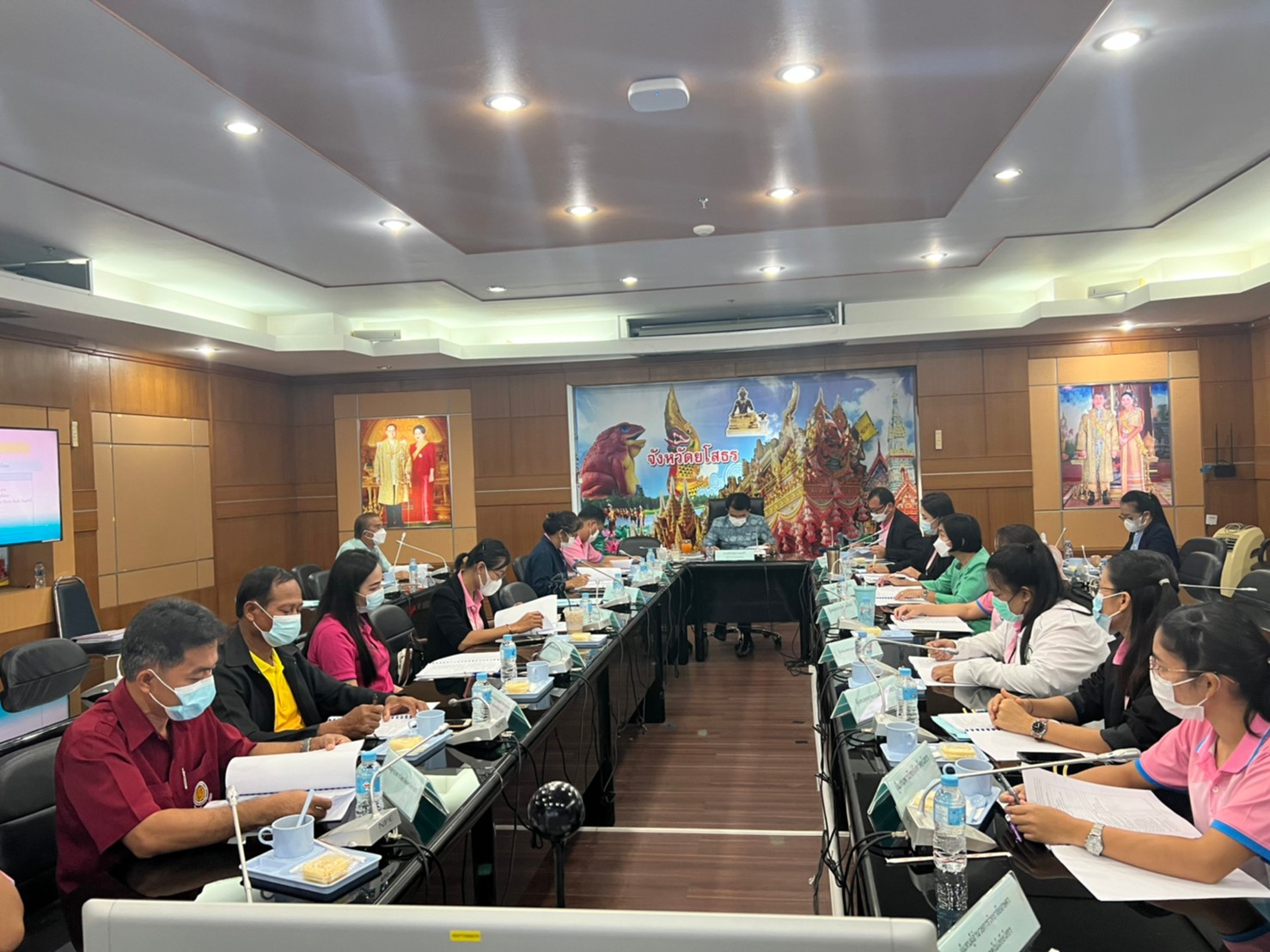 พช.ยโสธร  ประชุมคณะทำงานยกร่างแผนพัฒนากำลังคนจังหวัดยโสธร พ.ศ.2566-2570 ครั้งที่ 1/2565