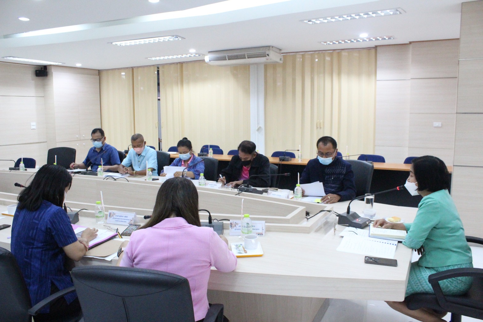 พช.ยโสธร ประชุมเจ้าหน้าที่สำนักงานพัฒนาชุมชนจังหวัดยโสธร ครั้งที่ 5 /2565