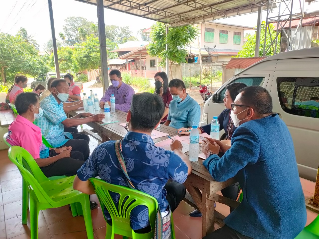 พช.ยโสธร ติดตาม นิเทศงานโครงการเสริมสร้างศักยภาพกองทุนชุมชนและการเข้าถึงแหล่งทุน กิจกรรมสนับสนุนเชิงวิชาการจัดการความรู้ศูนย์สาธิตการตลาดต้นแบบ