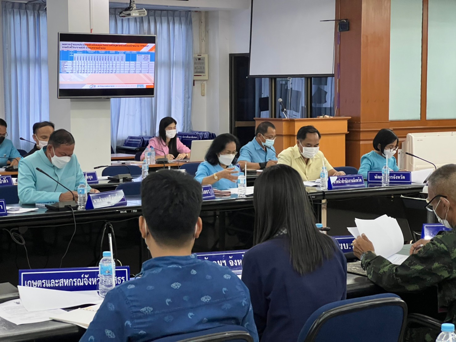 พช.ยโสธร ประชุมคณะกรรมการบริหารศูนย์อำนวยการขจัดความยากจนและพัฒนาคนทุกช่วงวัยอย่างยั่งยืนตามหลักปรัชญาของเศรษฐกิจพอเพียงจังหวัดยโสธร (คจพ.จ.) ครั้งที่ 3/2565