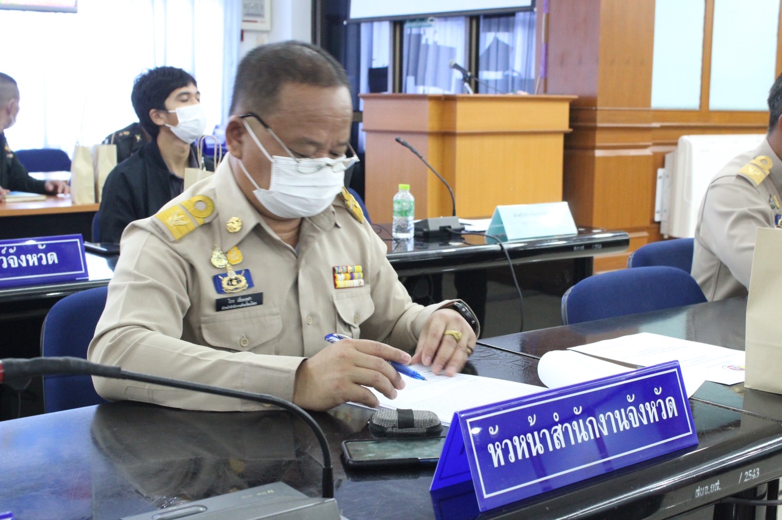 พ.ช ยโสธร ร่วมประชุมคณะกรรมการอำนวยการรักษาความมั่งคงภายในจังหวัดยโสธร