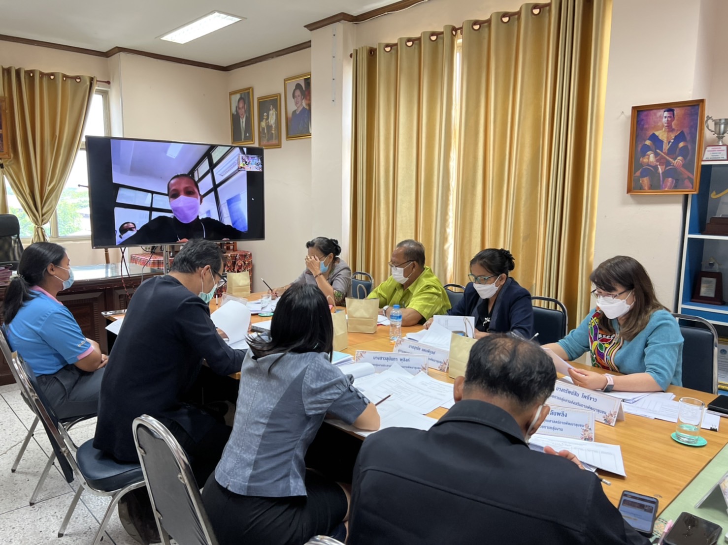 พช.ยโสธร  ประชุมคณะอนุกรรมการตรวจประเมินเพื่อการับรองมาตรฐานการพัฒนาชุมชน  ประจำปีงบประมาณ ปี2565 ผ่านระบบอิเล็กทรอนิก Zoom Cloud Meeting