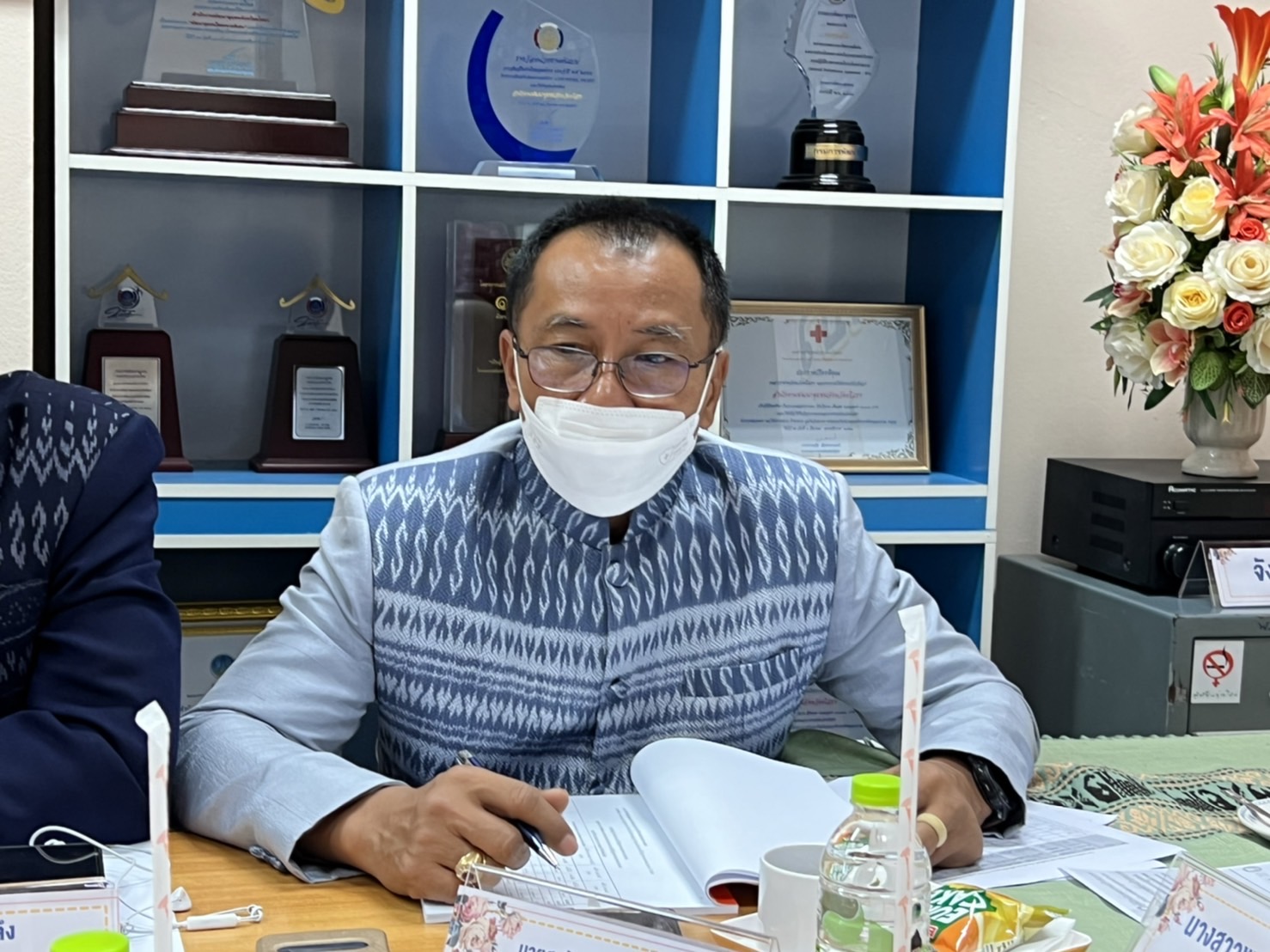 พช.ยโสธร ประชุมผู้บริหารและเจ้าหน้าที่พัฒนาชุมชนสังกัดสำนักงานพัฒนาชุมชนจังหวัดยโสธร ครั้งที่ 5 / 2565