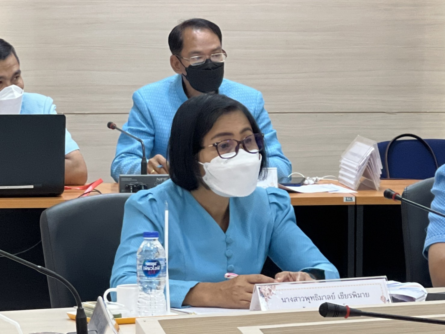 พช.ยโสธร ประชุมคณะทำงานการพัฒนาเศรษฐกิจฐานรากและประชารัฐ (E3) จังหวัดยโสธร  ครั้งที่ 1 /2565