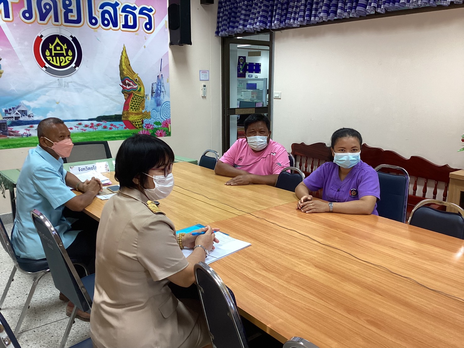 พช.ยโสธร  ร่วมประชุมรับนโยบายการพัฒนากองทุนชุมชน ปีงบประมาณ พ.ศ. 2565    