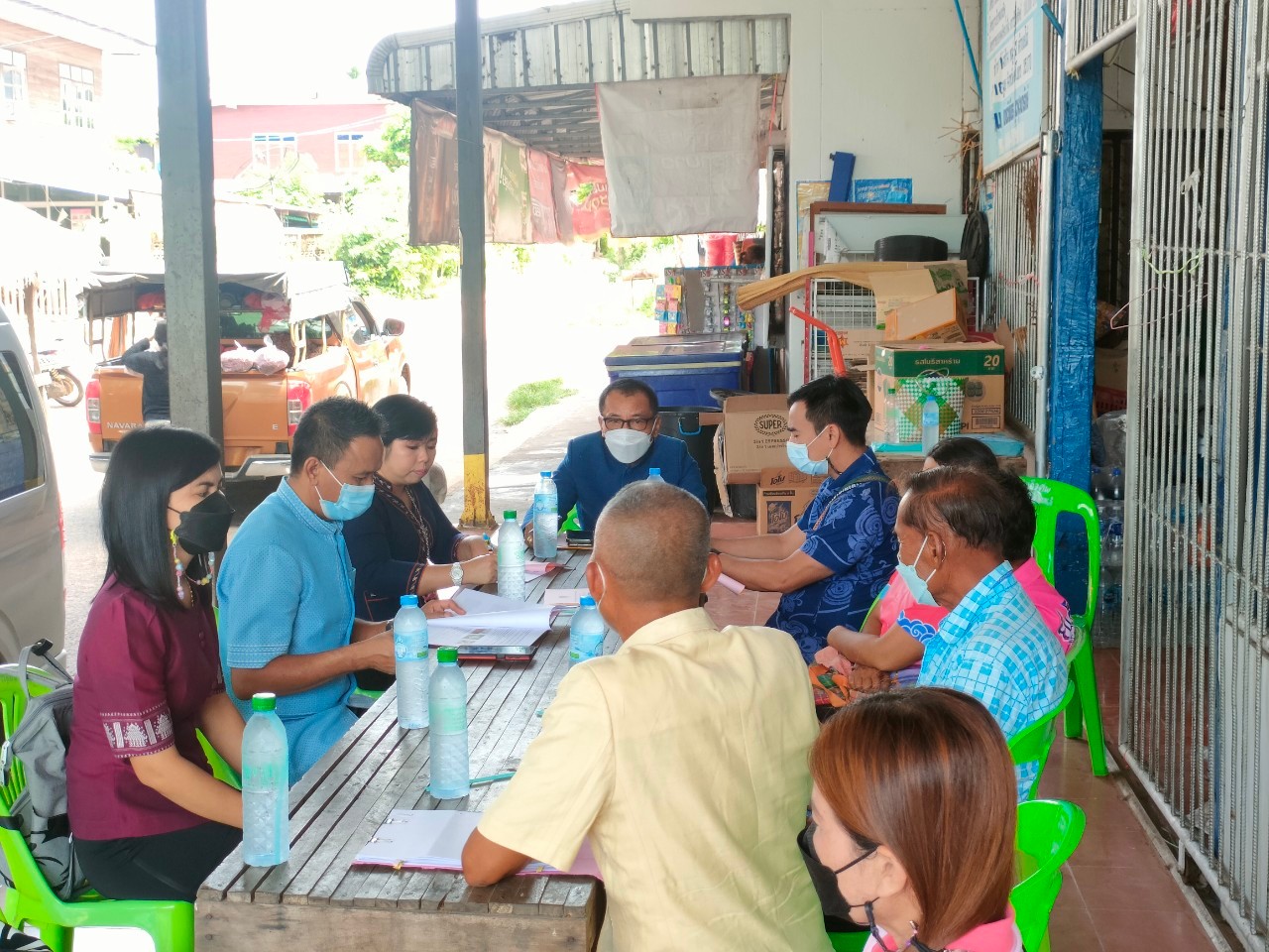 พช.ยโสธร ติดตาม นิเทศงานโครงการเสริมสร้างศักยภาพกองทุนชุมชนและการเข้าถึงแหล่งทุน กิจกรรมสนับสนุนเชิงวิชาการจัดการความรู้ศูนย์สาธิตการตลาดต้นแบบ