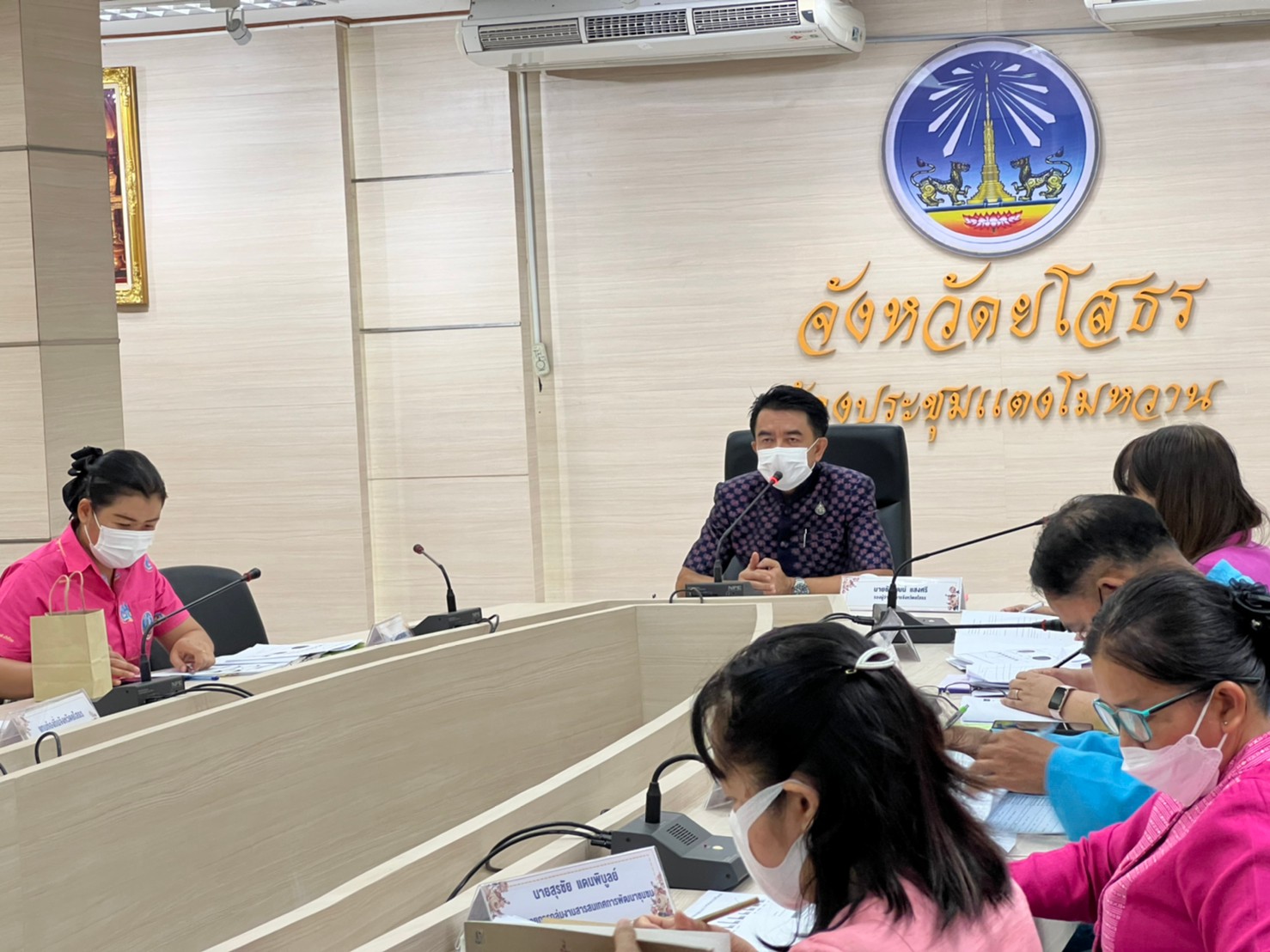 พช.ยโสธร ประชุมคณะกรรมการรับรองมาตรฐานการพัฒนาชุมชนจังหวัดยโสธร ประจำปี 2565 ครั้งที่ 1/2565 