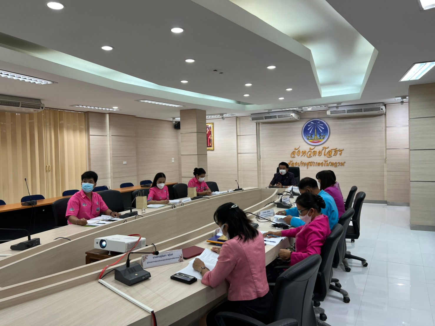 พช.ยโสธร ประชุมคณะกรรมการรับรองมาตรฐานการพัฒนาชุมชนจังหวัดยโสธร ประจำปี 2565 ครั้งที่ 1/2565 