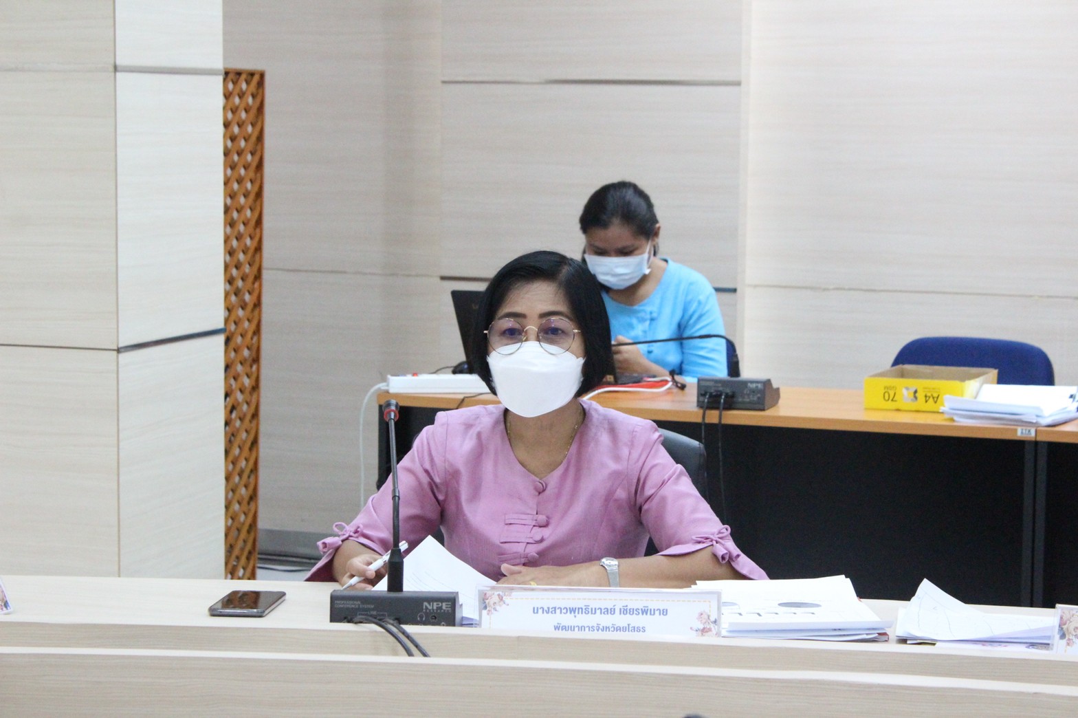 พช.ยโสธร ประชุมคณะกรรมการรับรองมาตรฐานการพัฒนาชุมชนจังหวัดยโสธร ประจำปี 2565 ครั้งที่ 1/2565 