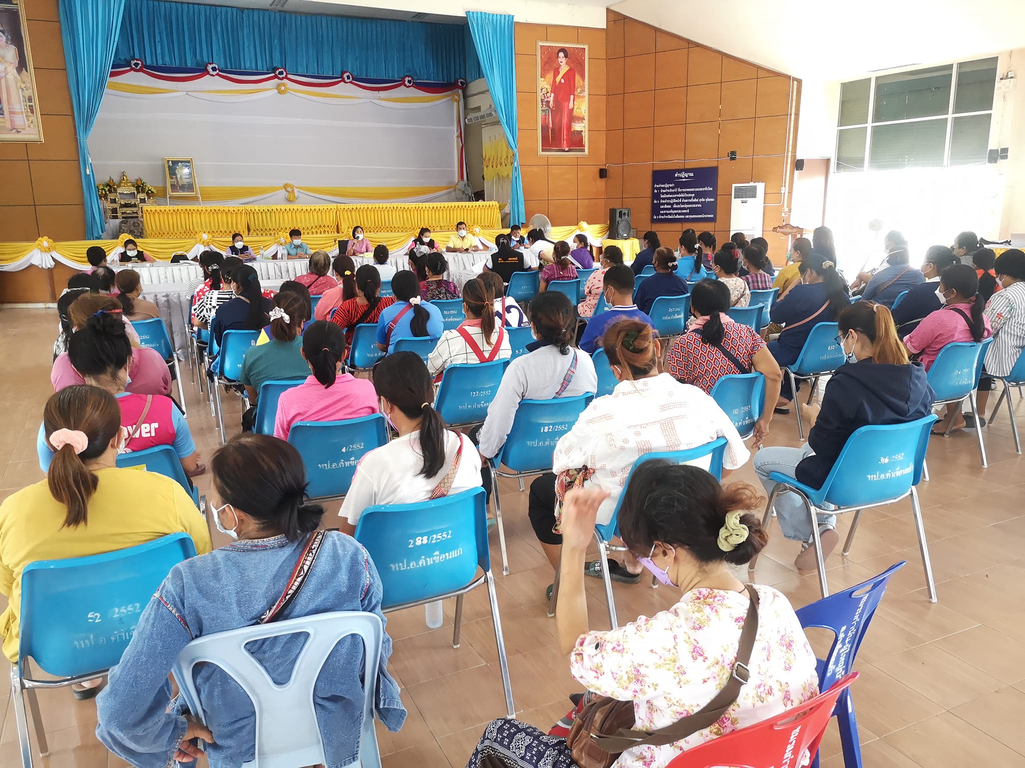 พช.ยโสธร  ออกติดตามการดำเนินงานและโครงการหนี้ค้างชำระกองทุนพัฒนาบทบาทสตรีจังหวัดยโสธร