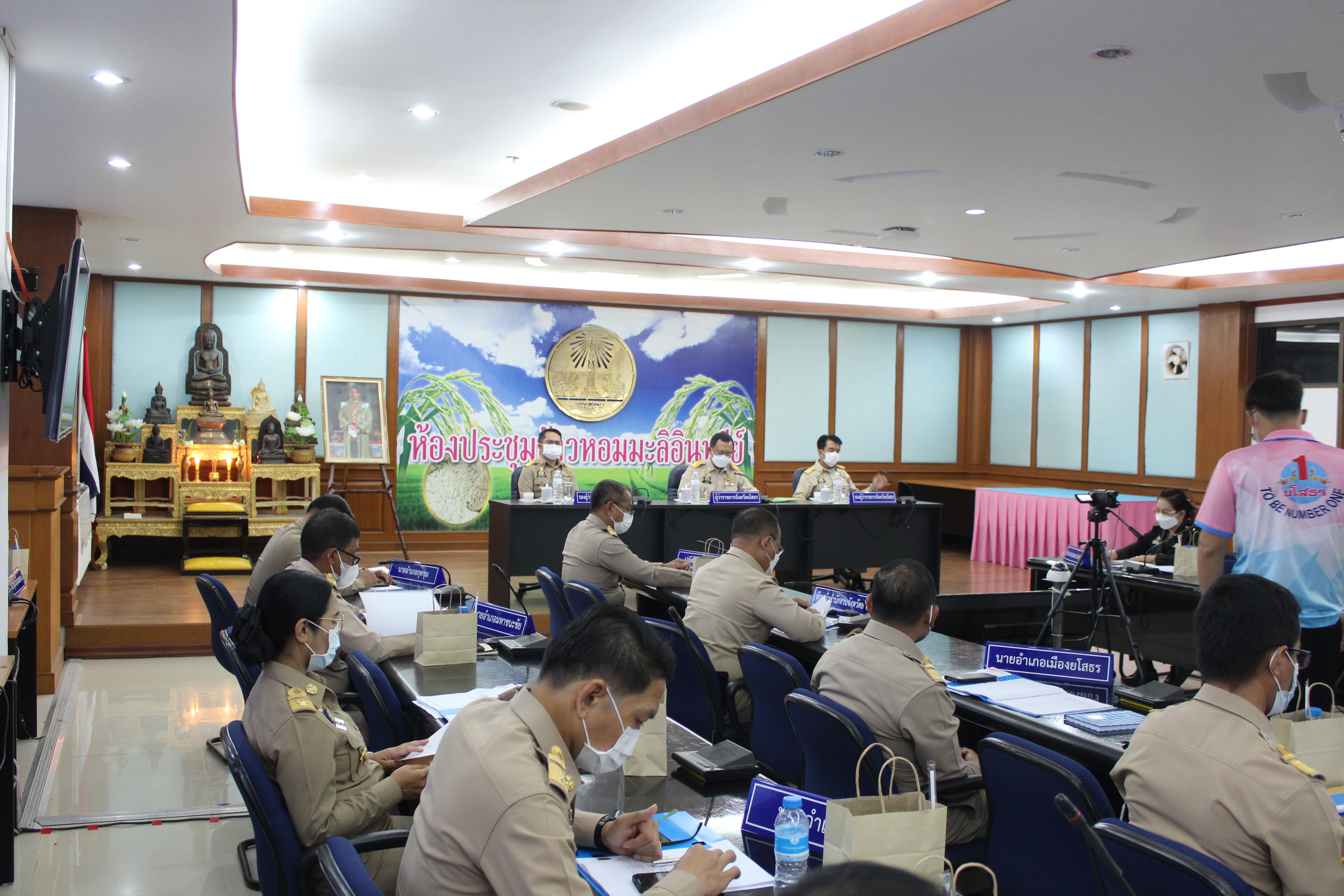 พช.ยโสธร ร่วมประชุมคณะกรมการจังหวัดยโสธร ประจำเดือน กรกฎาคม ครั้งที่ 7/2565