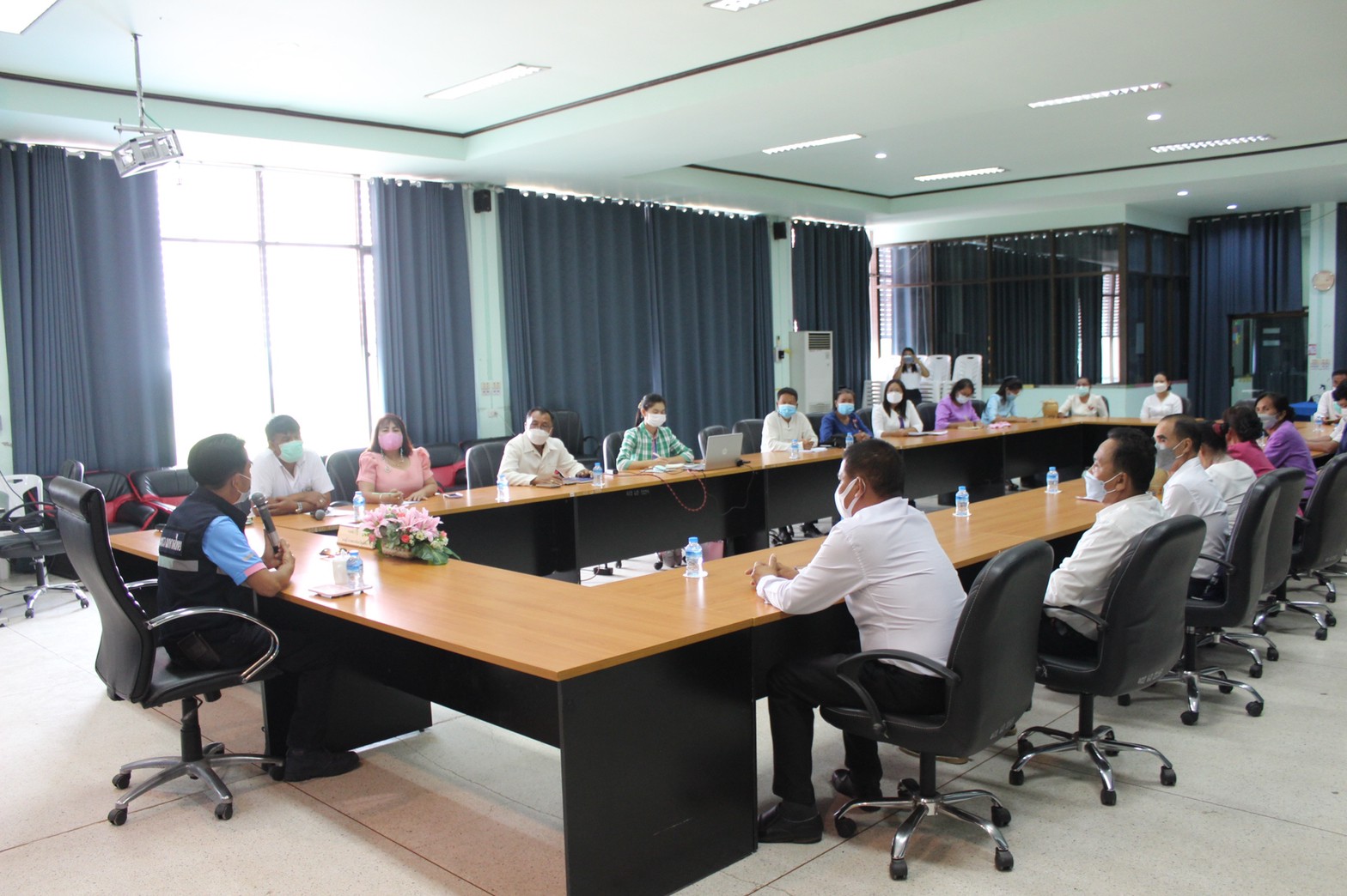 ประชุมติดตามการขับเคลื่อนสารสนเทศตำบลต้นแบบ เพื่อพัฒนาคุณภาพชีวิต ประจำปี 2565