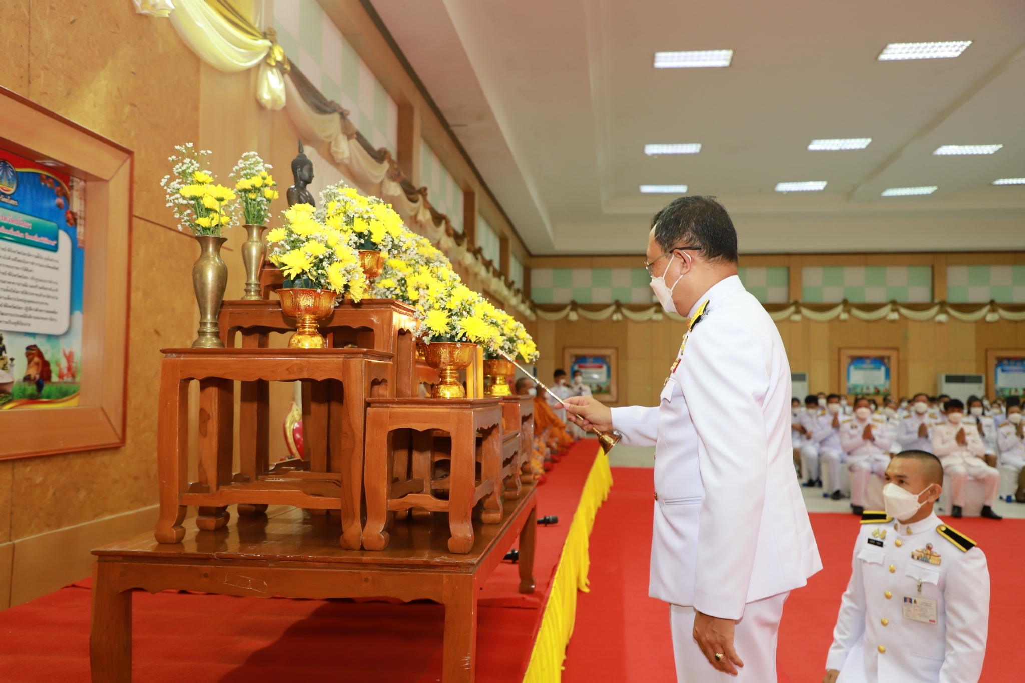 พช.ยโสธร ร่วมถวายสัตย์ปฏิญาณ เพื่อเป็นข้าราชการที่ดีและพลังของแผ่นดิน เนื่องในโอกาสวันเฉลิมพระชนมพรรษา พระบาทสมเด็จพระเจ้าอยู่หัว 28 กรกฎาคม 2565