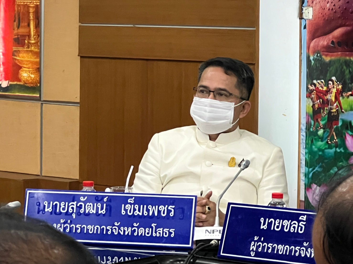 พช.ยโสธร ประชุมขับเคลื่อนและติดตามนโยบายของรัฐบาล และภารกิจสำคัญของกระทรวงมหาดไทย ประจำปีงบประมาณ พ.ศ.2565 (เดือนกรกฎาคม 2565) ผ่านระบบวีดิทัศน์ทางไกล (VCS)