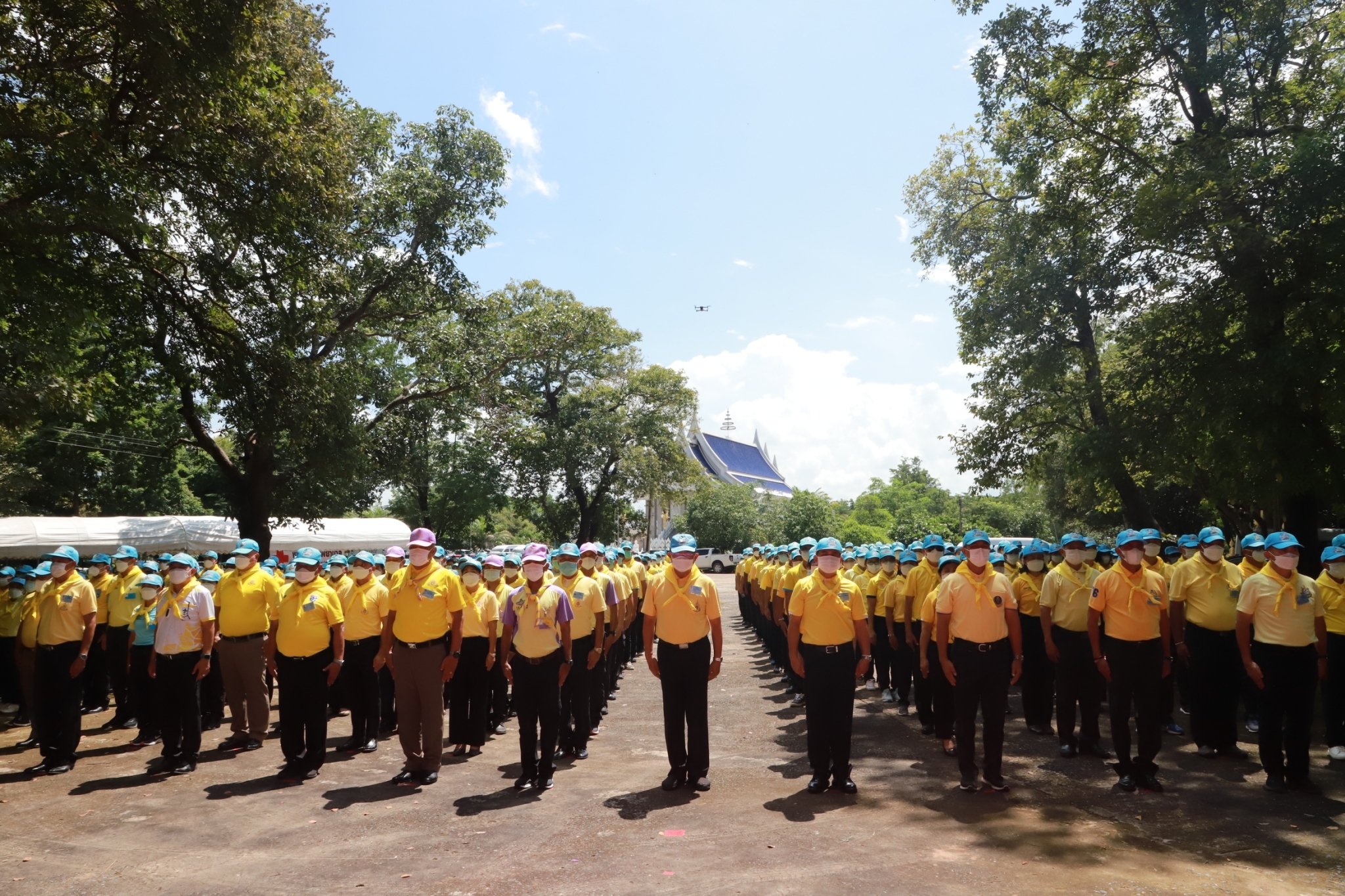 พช.ยโสธร ร่วมกิจกรรมจิตอาสาพัฒนาการปลูกต้นไม้  เนื่องในโอกาสเฉลิมพระชนมพรรษาพระบาทสมเด็จพระเจ้าอยู่หัว      