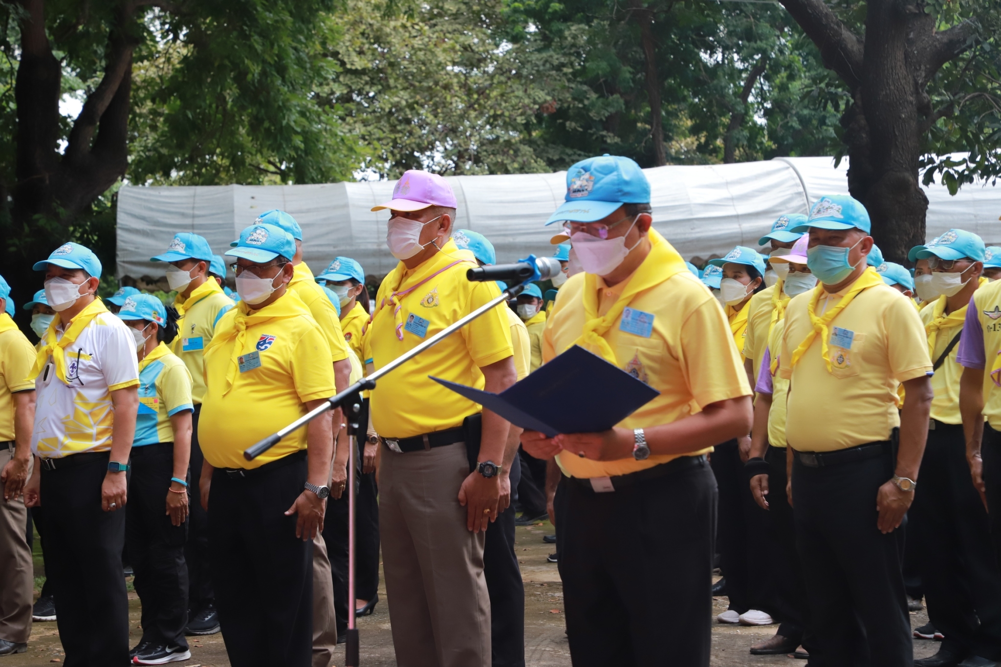 พช.ยโสธร ร่วมกิจกรรมจิตอาสาพัฒนาการปลูกต้นไม้  เนื่องในโอกาสเฉลิมพระชนมพรรษาพระบาทสมเด็จพระเจ้าอยู่หัว      